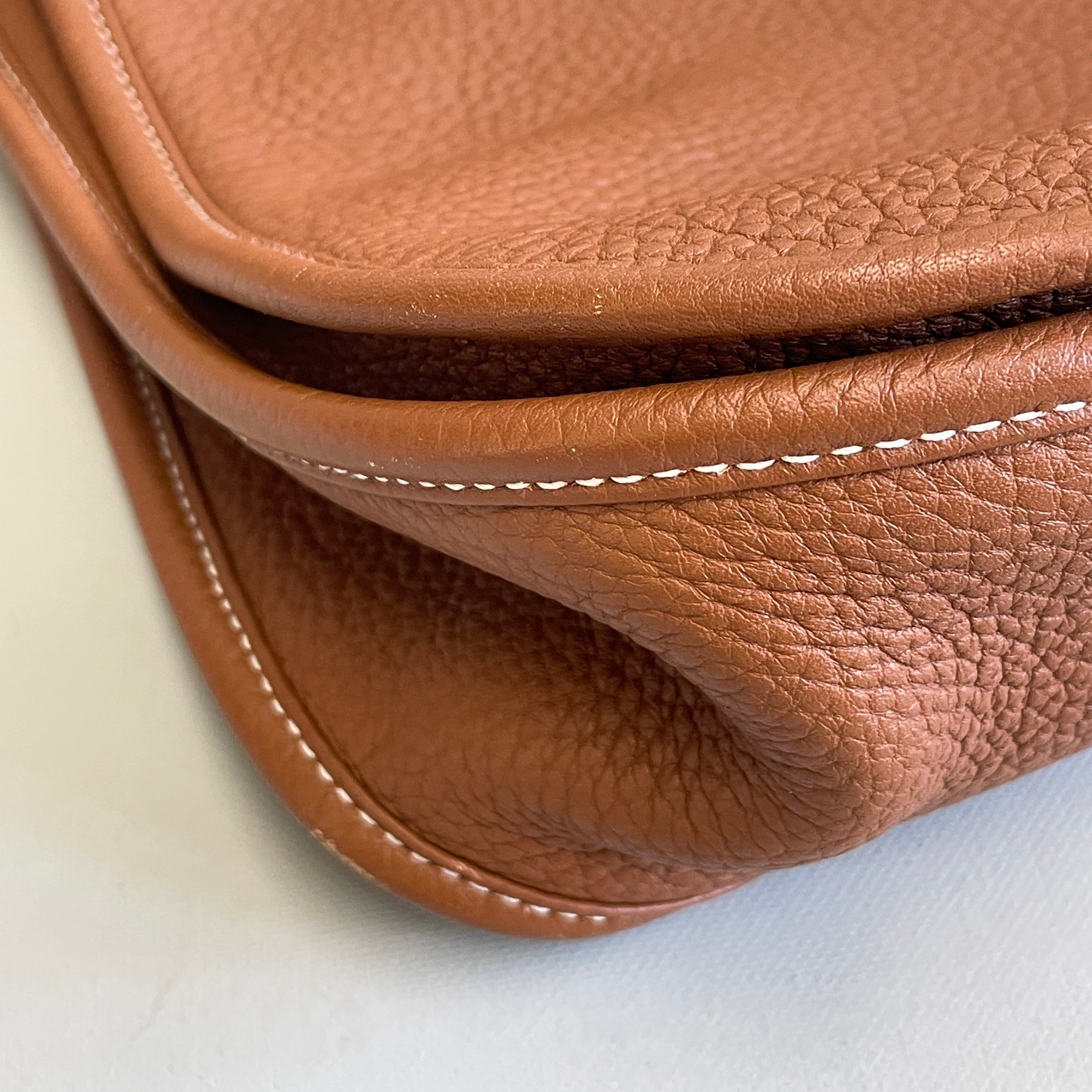 HERMES_（エルメス）_エヴリン3GM _トリヨンクレマンス _ゴールド／シルバー金具 □N刻印 _中古品