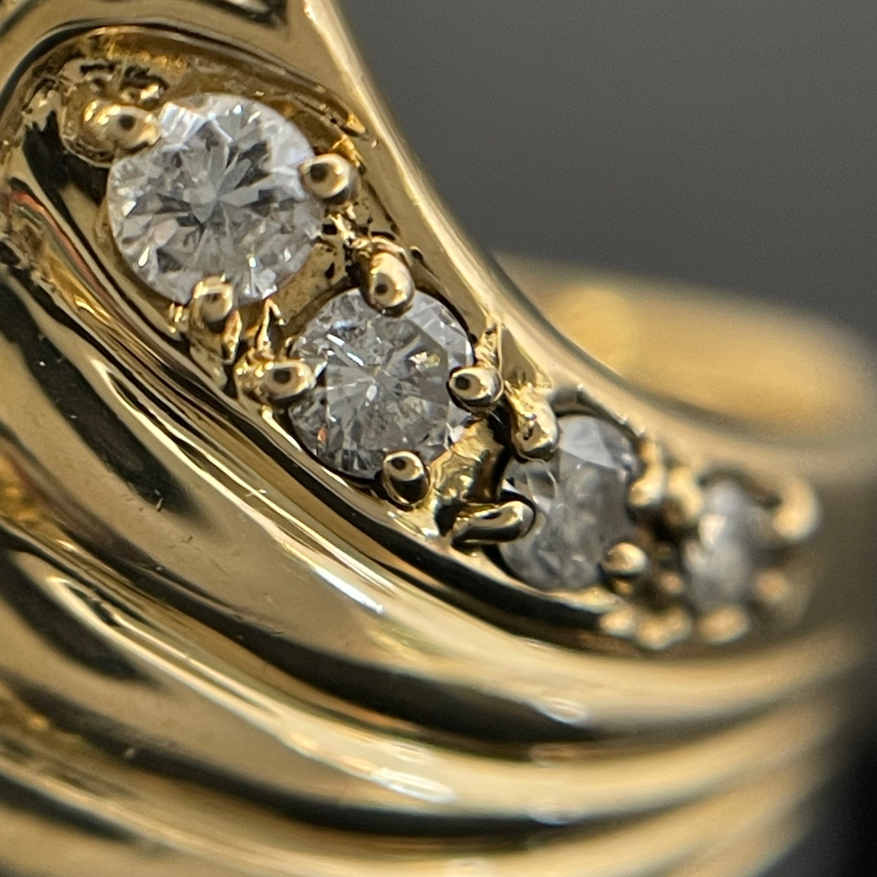 ノンブランド _K18ダイヤモンドリング_FD1.01ct/6.4g/#11号 _中古品