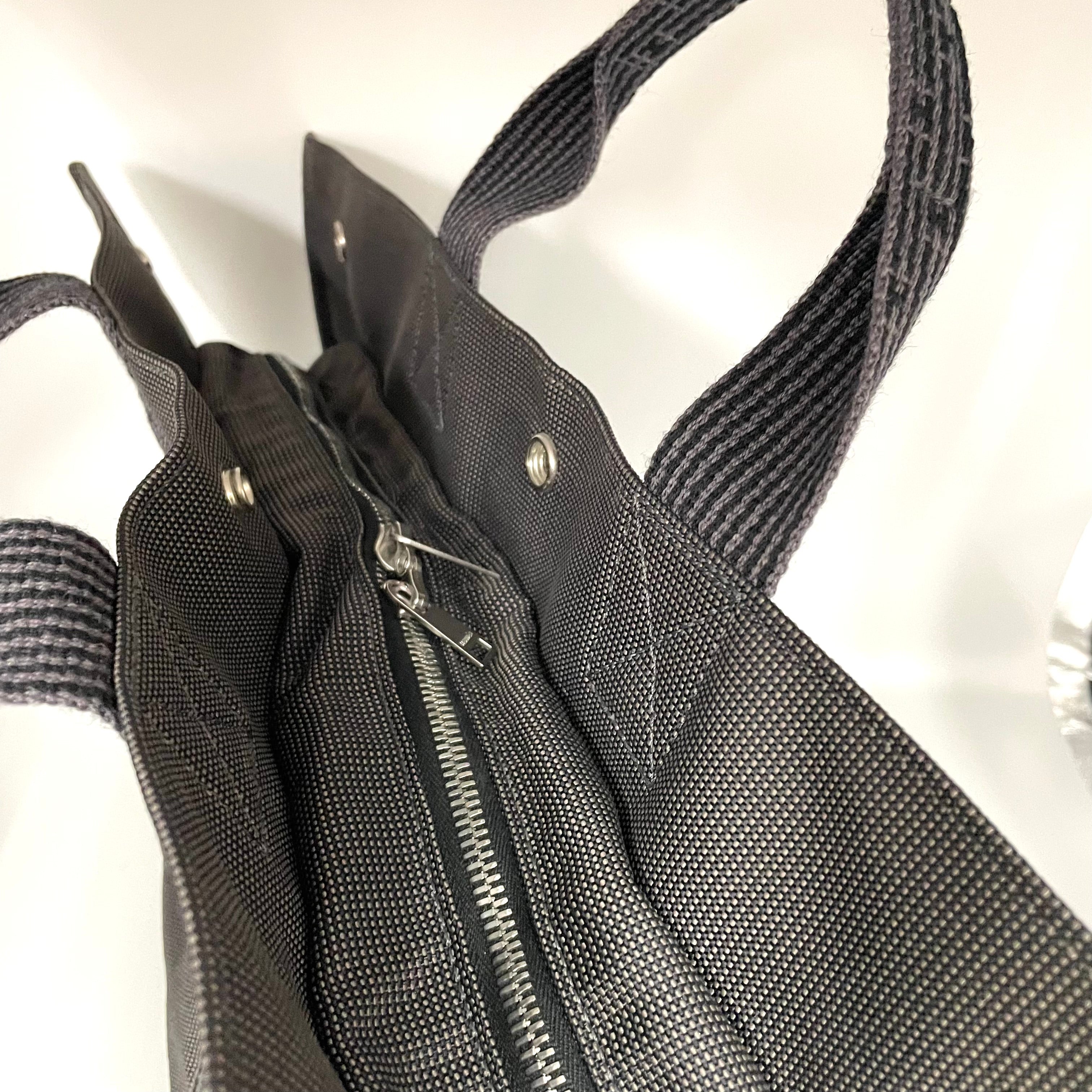 HERMES_（エルメス）_エールライン トート MM _キャンバス グレー_ 中古品