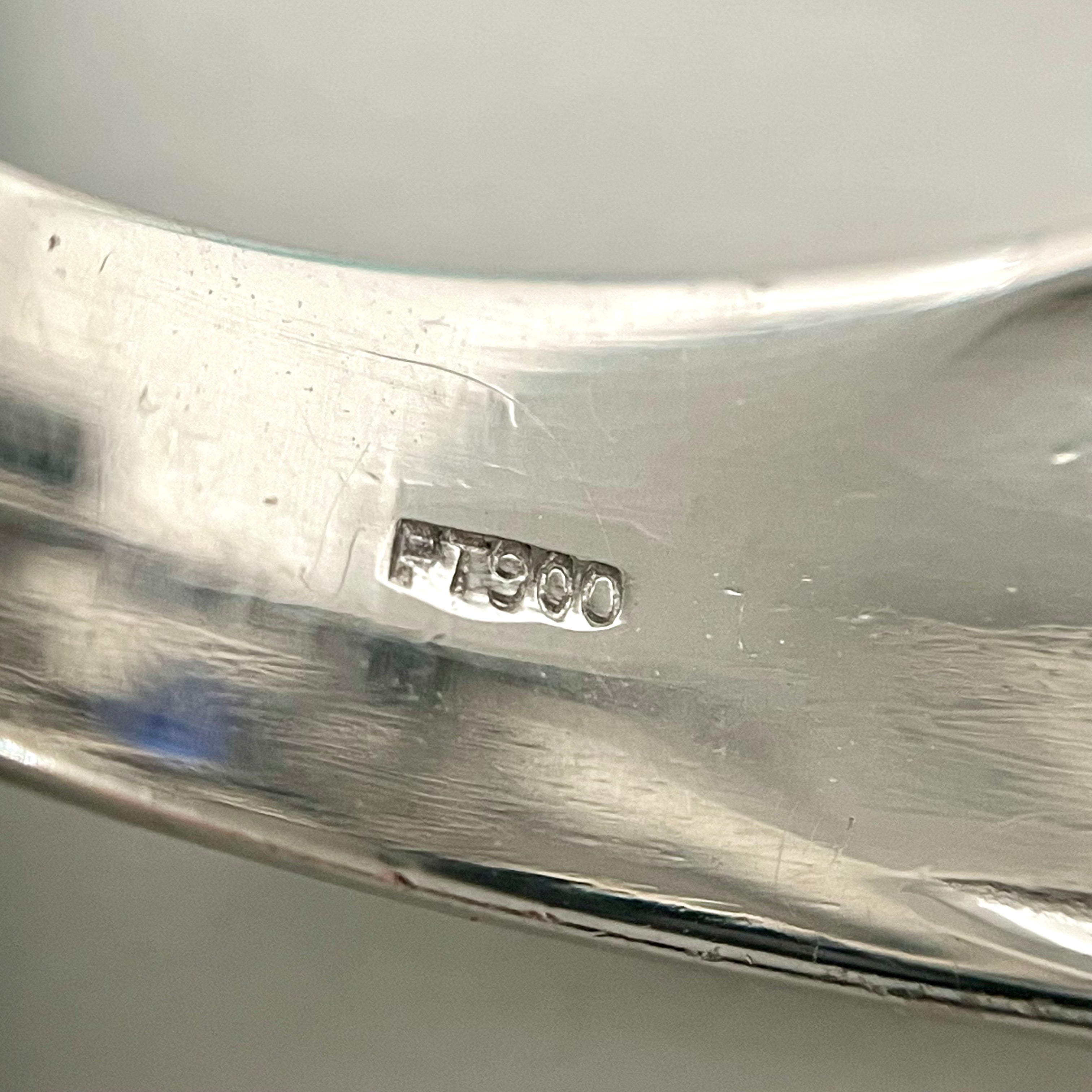 ノンブランド _サファイアリング _S1.01ct/FD1.35ct _Pt900:15.7g/＃19号_ 中古品
