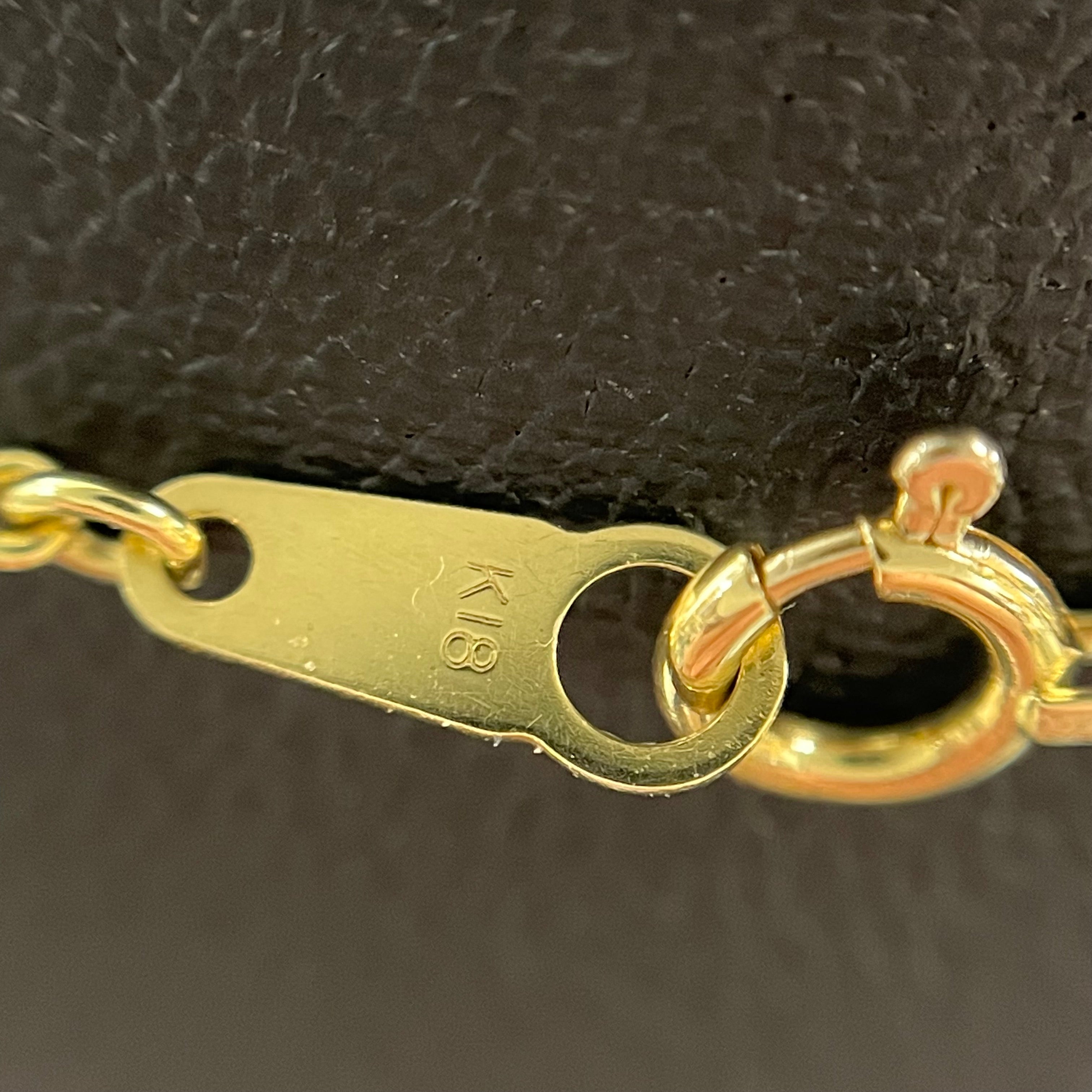 ノンブランド _K18ダイヤモンド _クロス2連ネックレス_FD0.3/0.2ct/3.8g _中古品