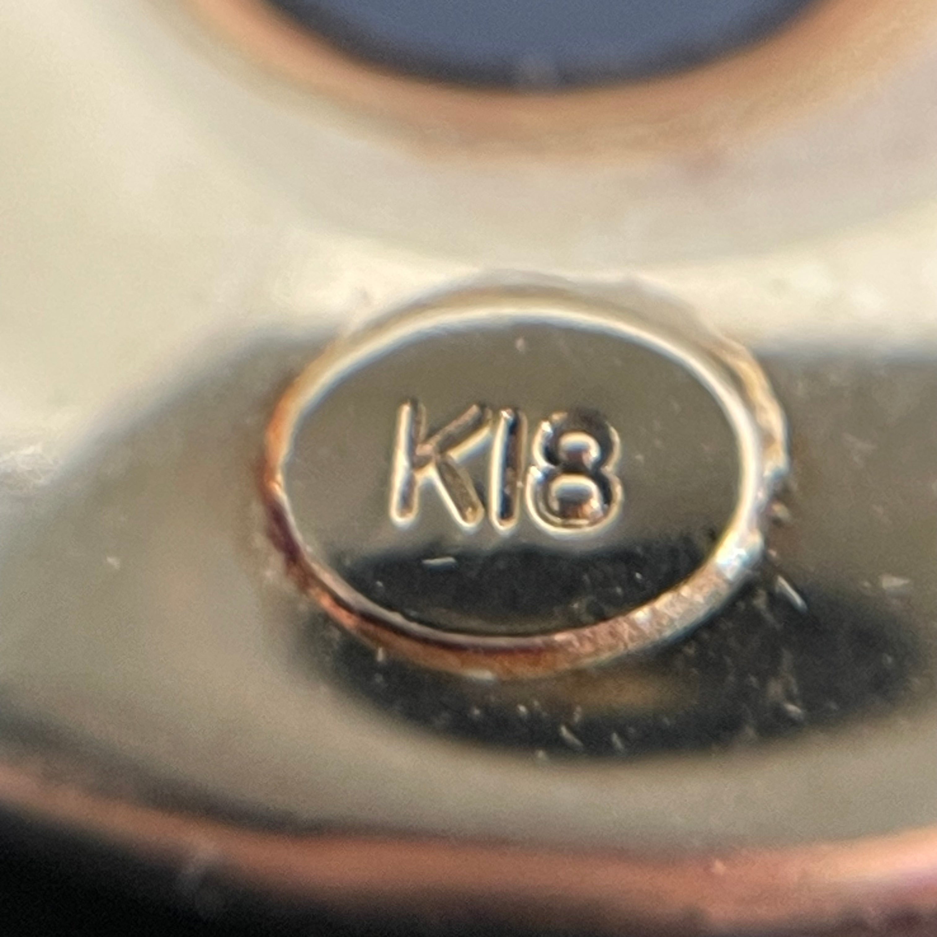 ノンブランド _ハートモチーフブレスレット_K18/11.8g/17.5cm _中古品