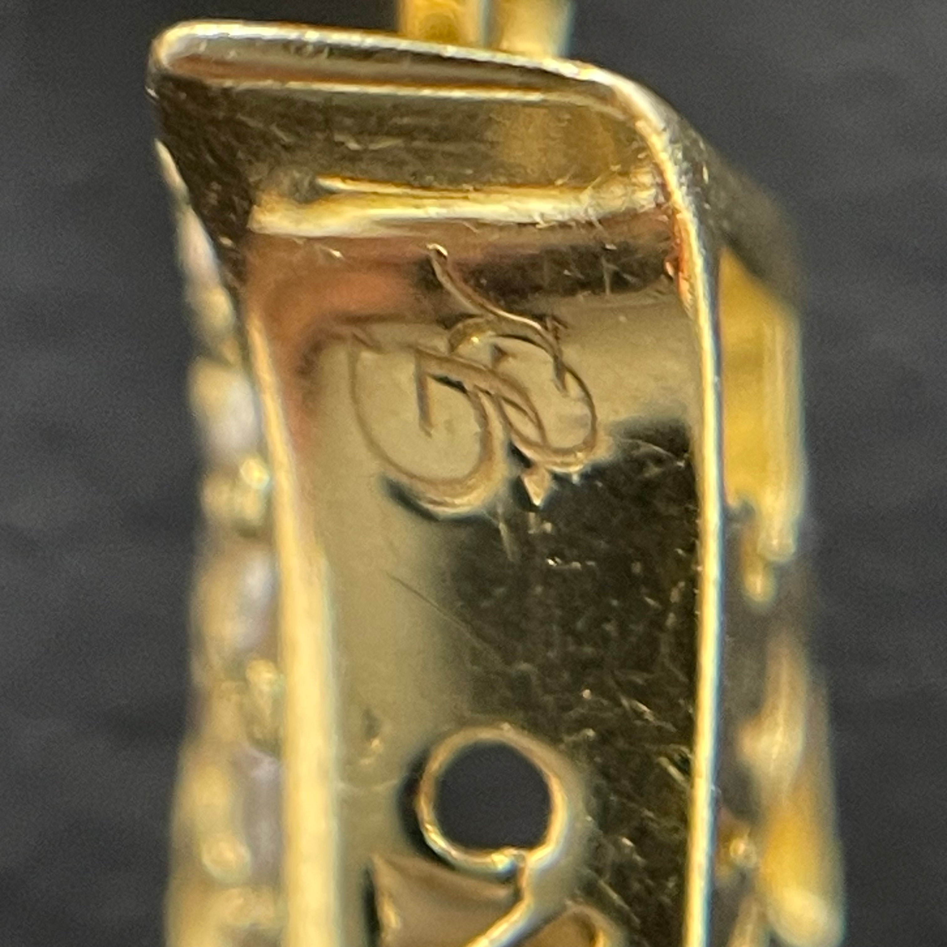 ゆきざき _NOMBRE _ナンバーペンダントトップ_【1】Sサイズ K18YG _中古品