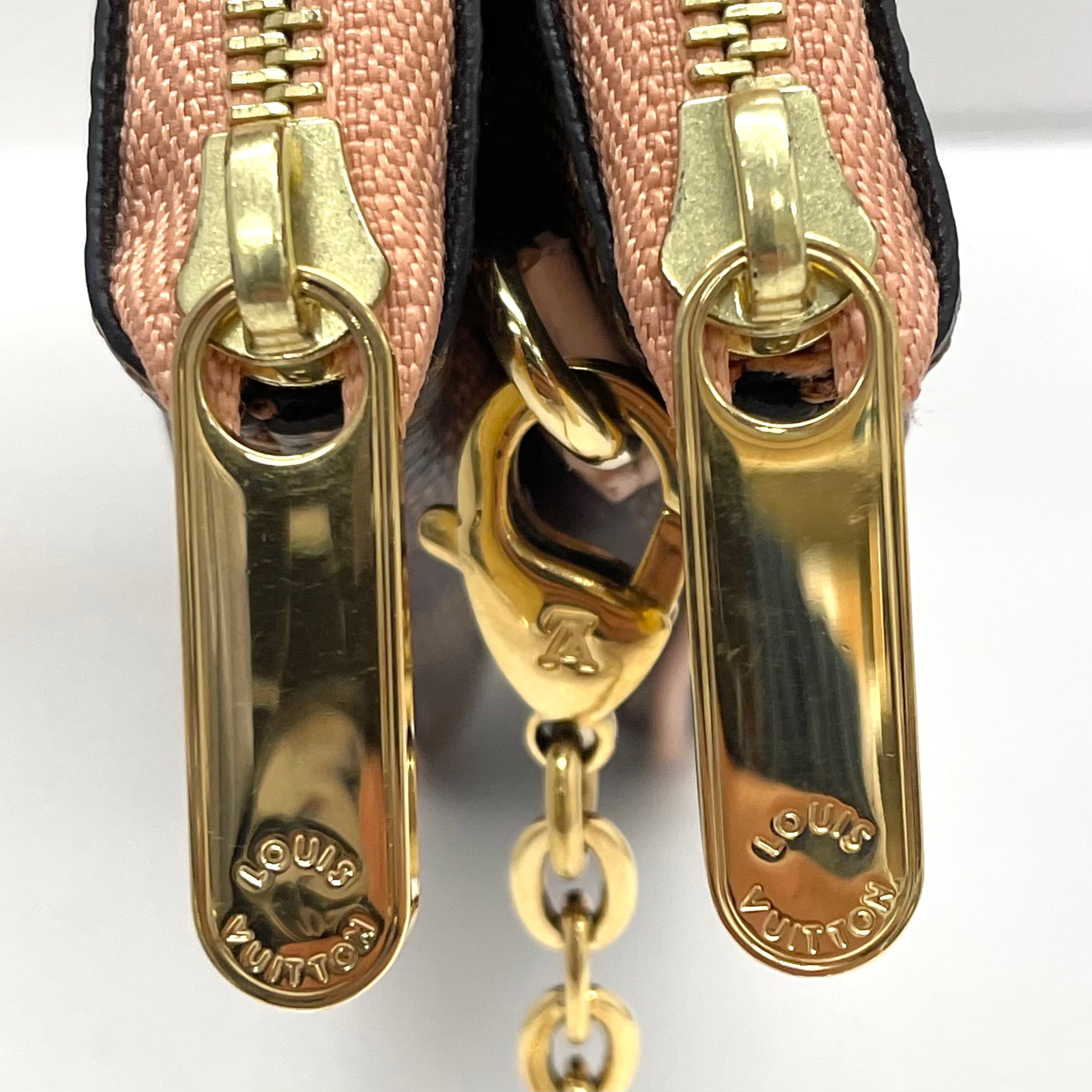 LOUIS VUITTON _（ルイヴィトン）_ダミエ エベヌ_ポシェット ドゥーブルジップ_N60254 _中古品