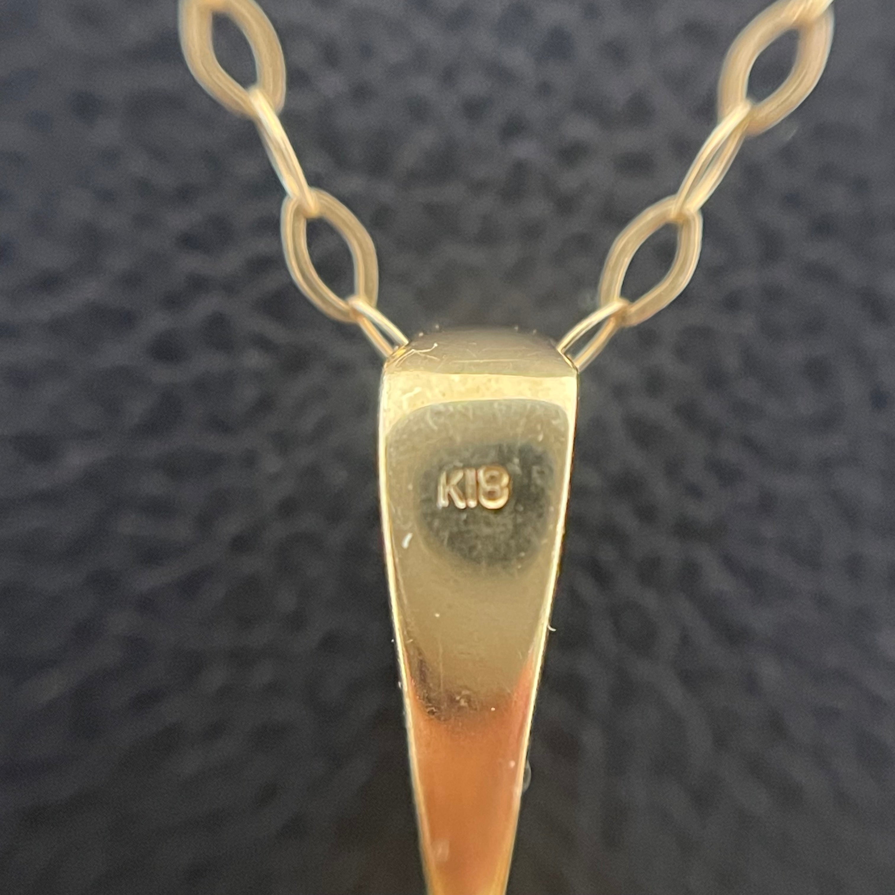 ノンブランド _K18ペンダントネックレス_ペガサスモチーフ_45cm／7.3g _中古品