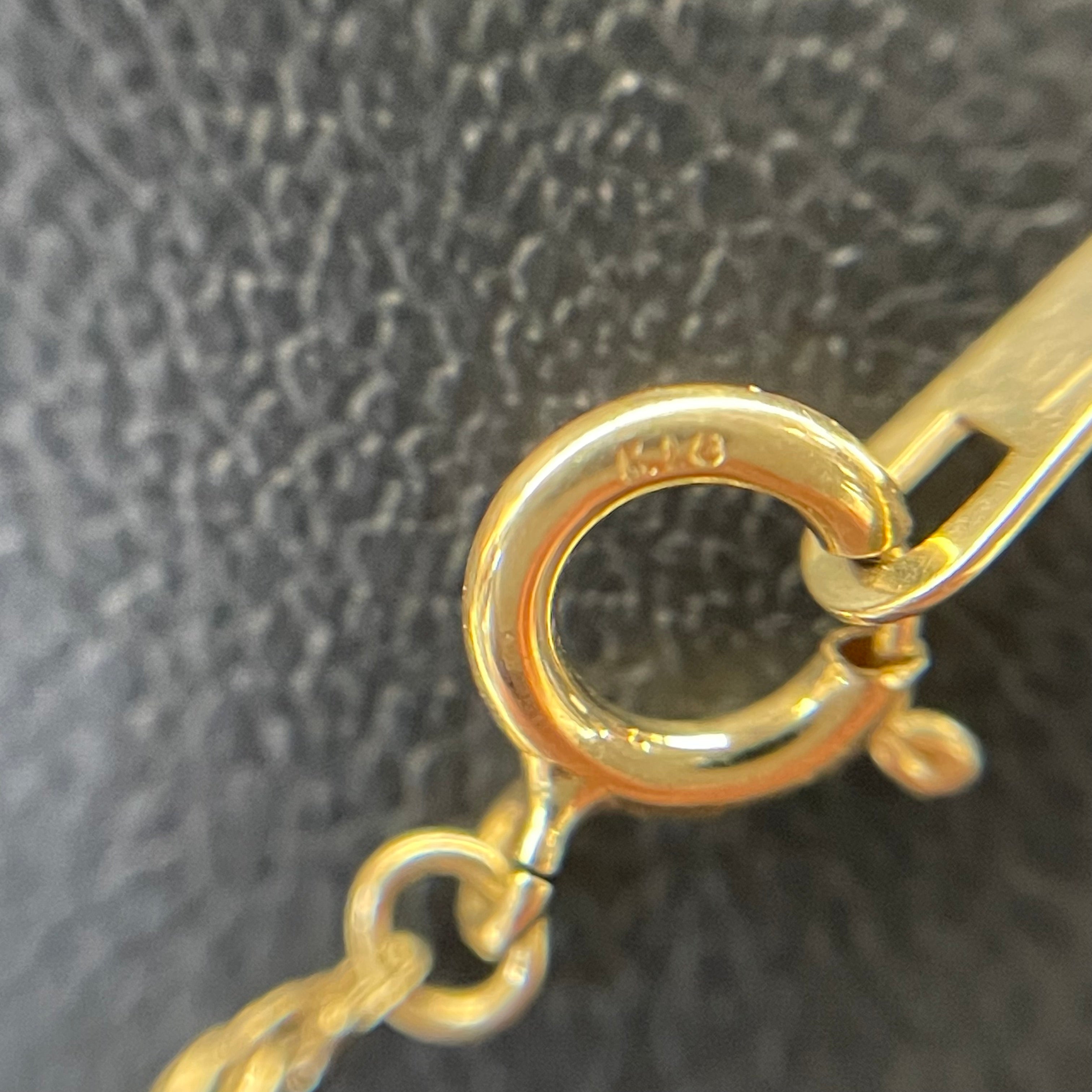ノンブランド _K18/1.2g/41cm _クロスペンダントネックレス_中古品