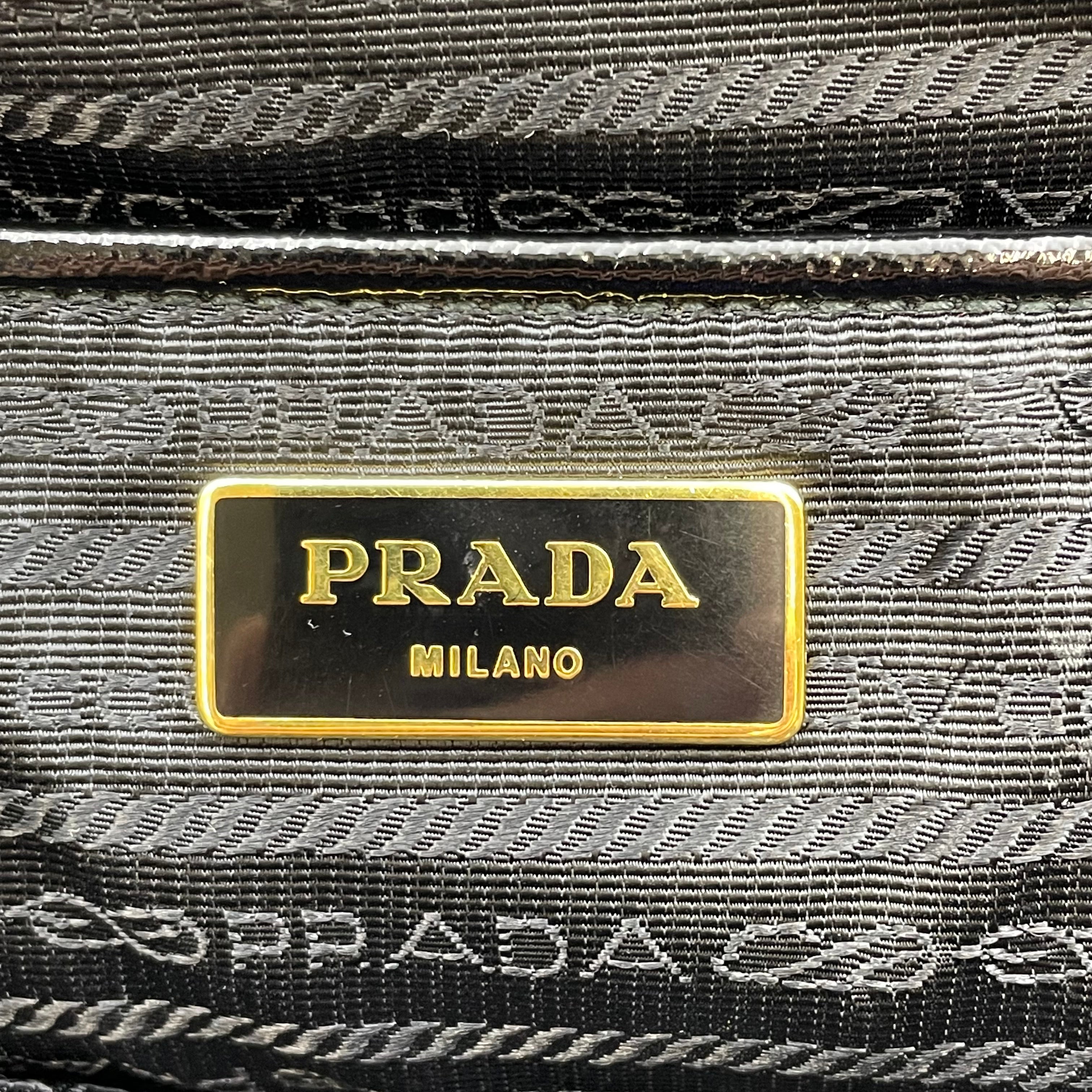 PRADA_（プラダ）_ナイロンxサフィアーノレザー_ハンドバッグ_ BL847B（黒）_中古品