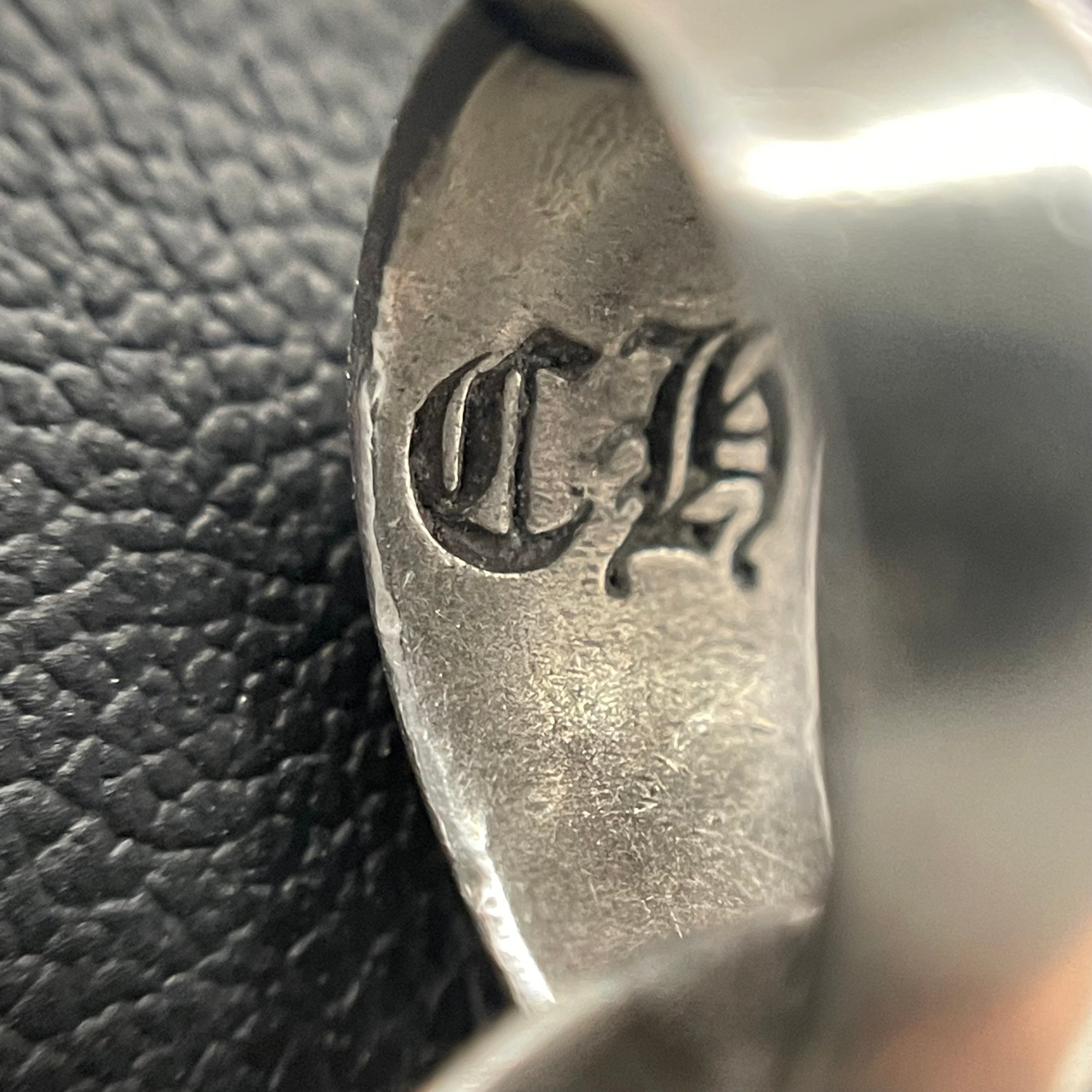 CHROME HEARTS_（クロムハーツ）_CH CRS SML W/BALE_スモールCHクロス Wベイル_シルバーネックレストップ_中古品