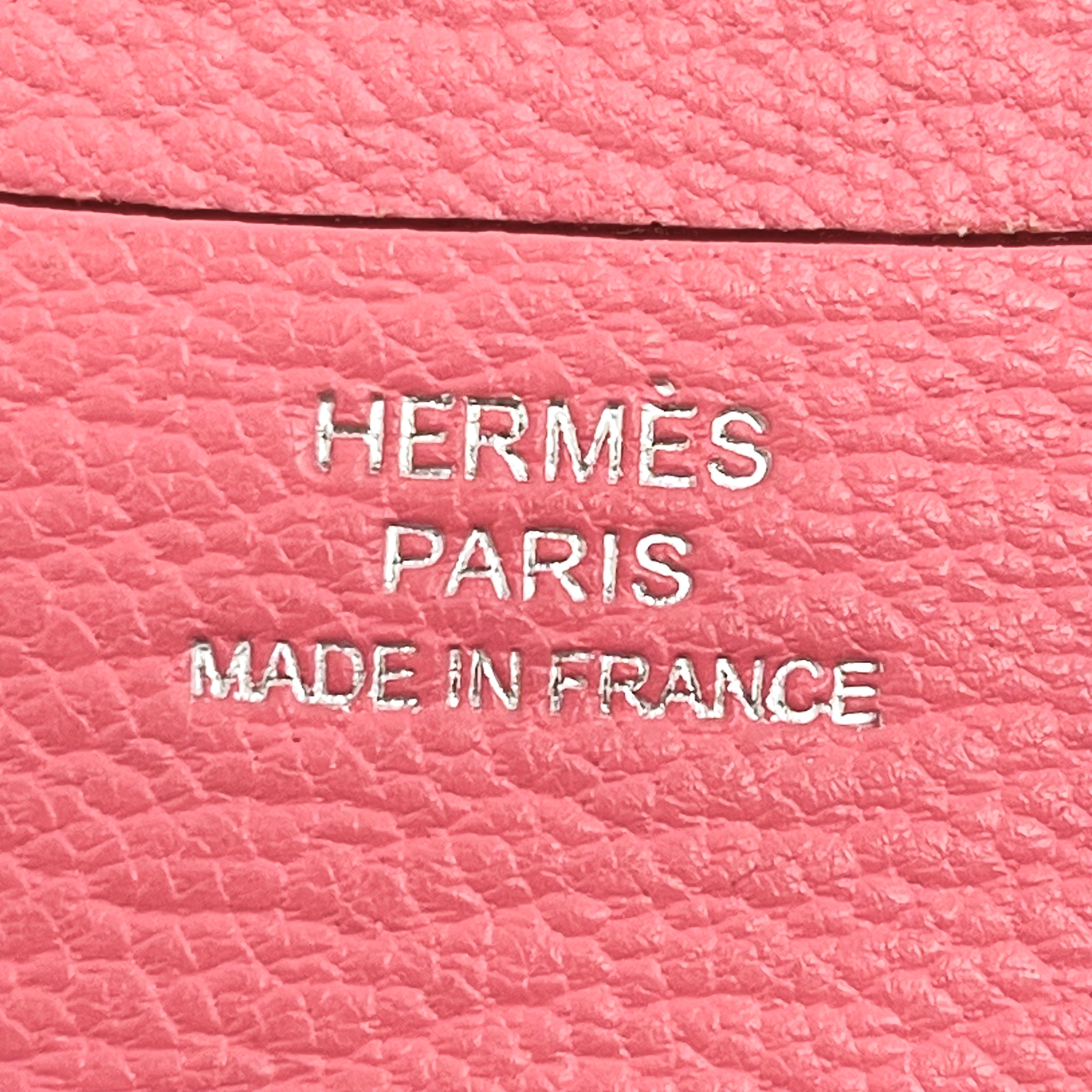 HERMES_（エルメス）_アジェンダカバーGM _シェーブルミゾール _ローズリップステック_中古品