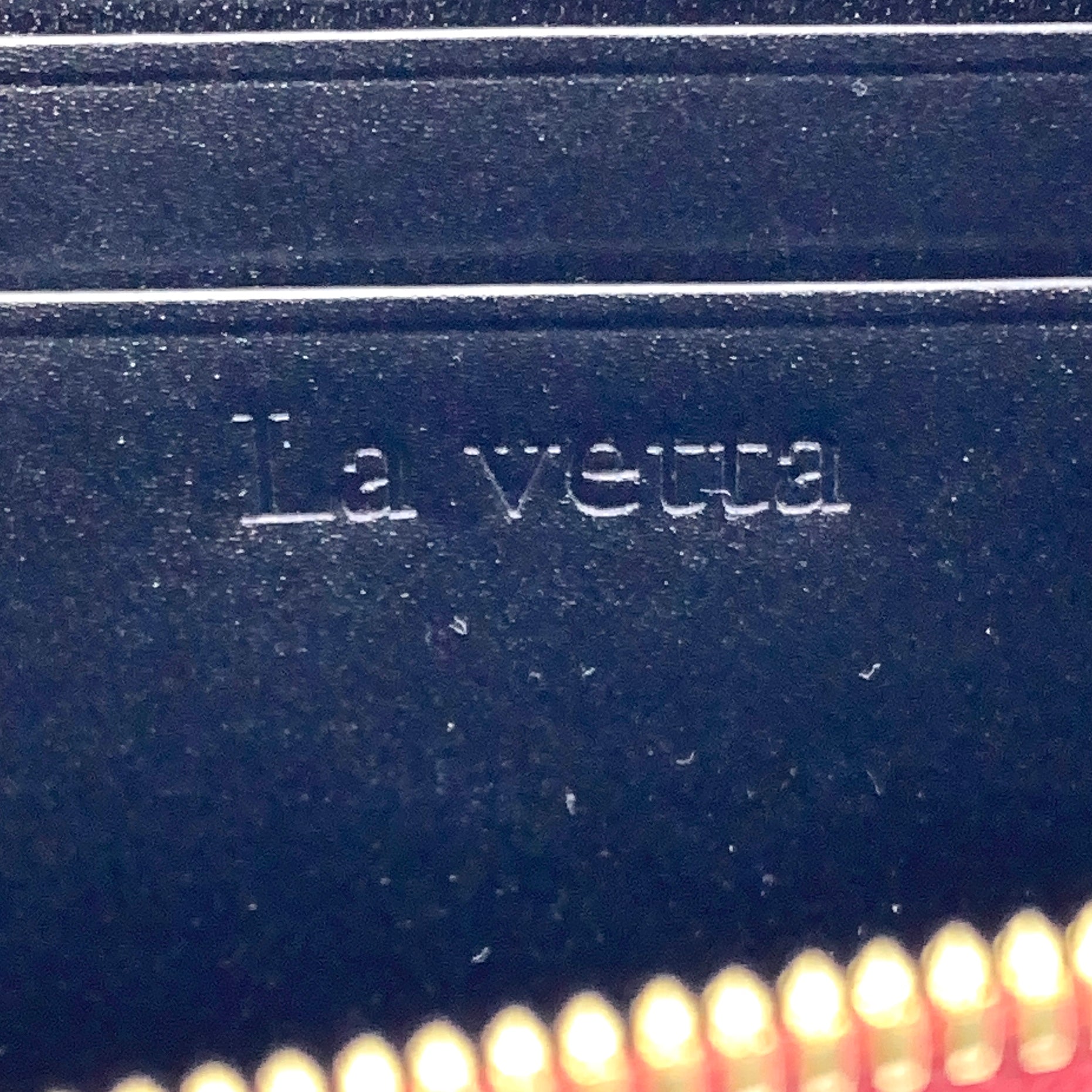 豊岡鞄（豊岡財布）_La vetta ルガト_ラウンドファスナー長財布_未使用品