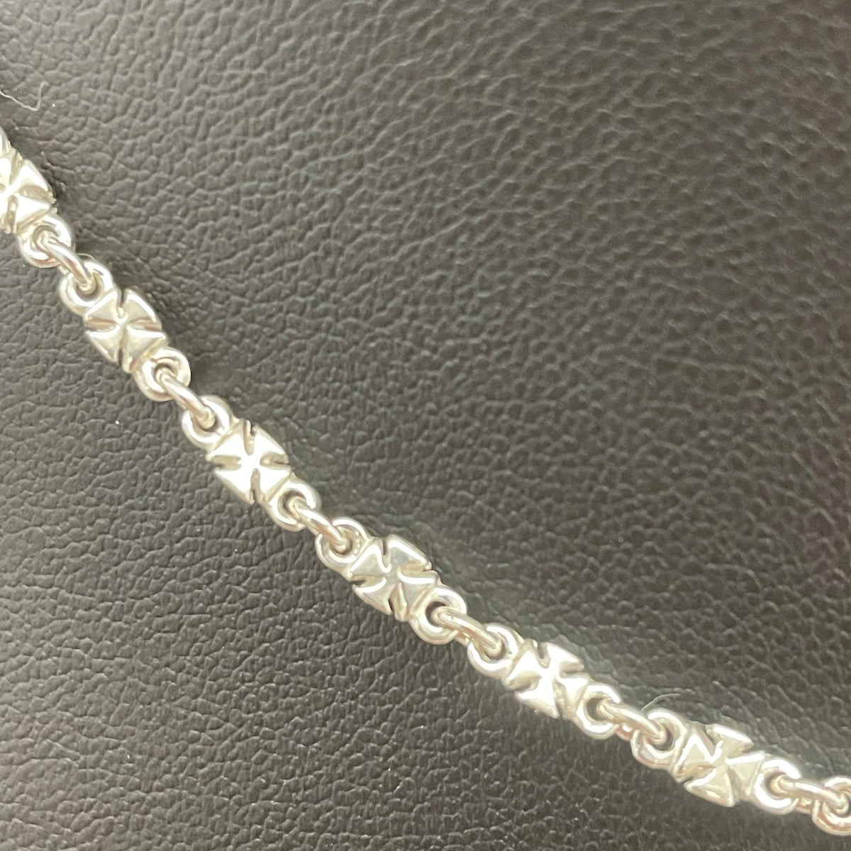 Loree Rodin_（ローリーロドキン）_クロスリンクチェーン_ネックレス 18K/18.1g/40cm_ 中古品
