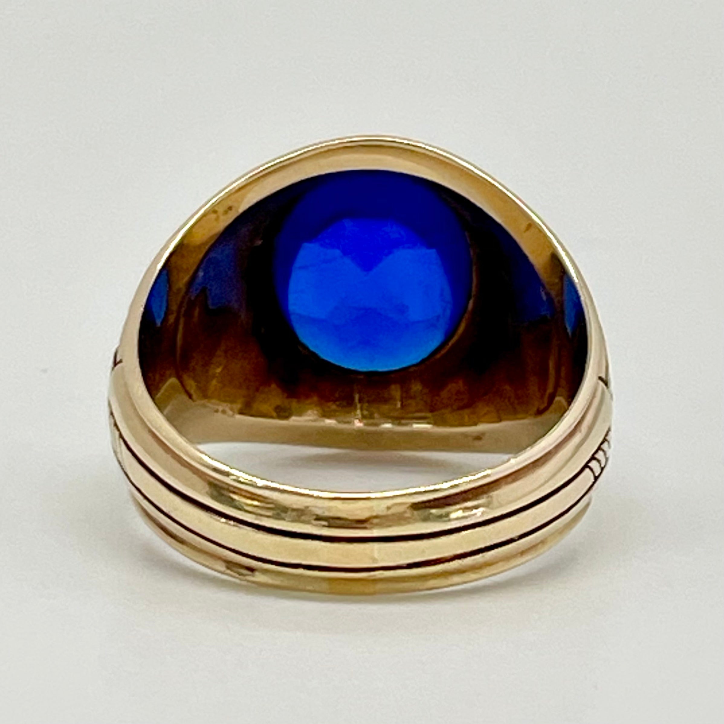 NAKAGAWA_ JOHN ROBERTS_（中川ジョンロバーツ）_10Kヴィンテージカレッジリング_ 中古品