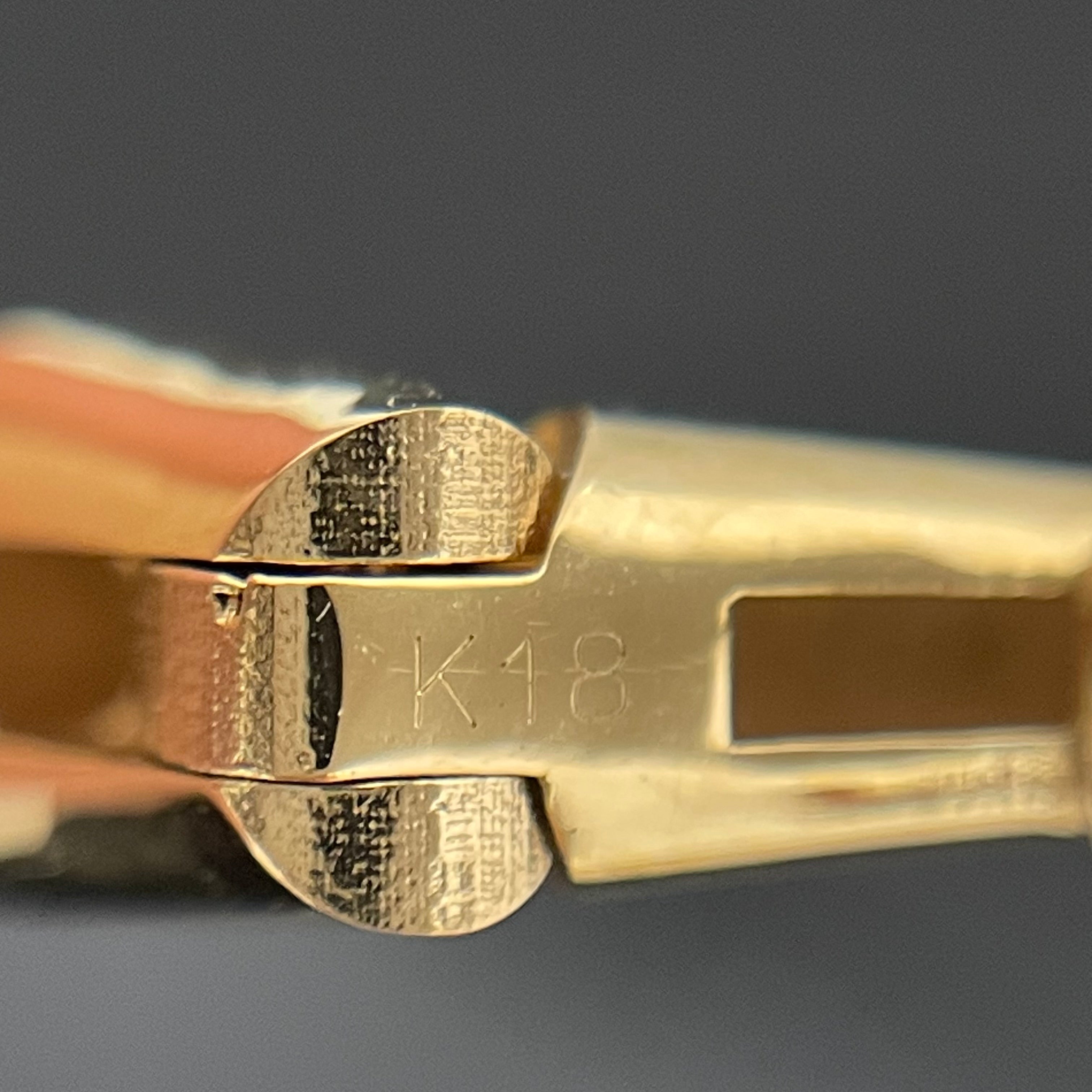 ノンブランド _K18バングル _17cm／9.7g _中古品