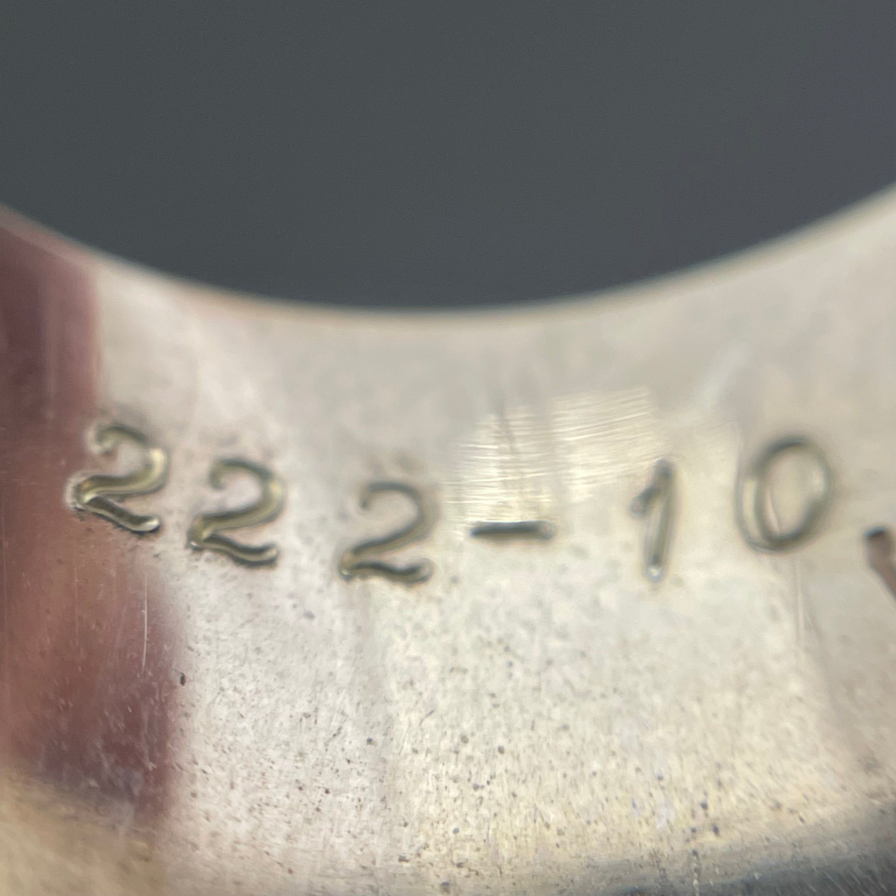 VOGT_（ボグト）_スターリングシルバー/14K _ロングホーンリング_5.7g／＃21号 _中古品