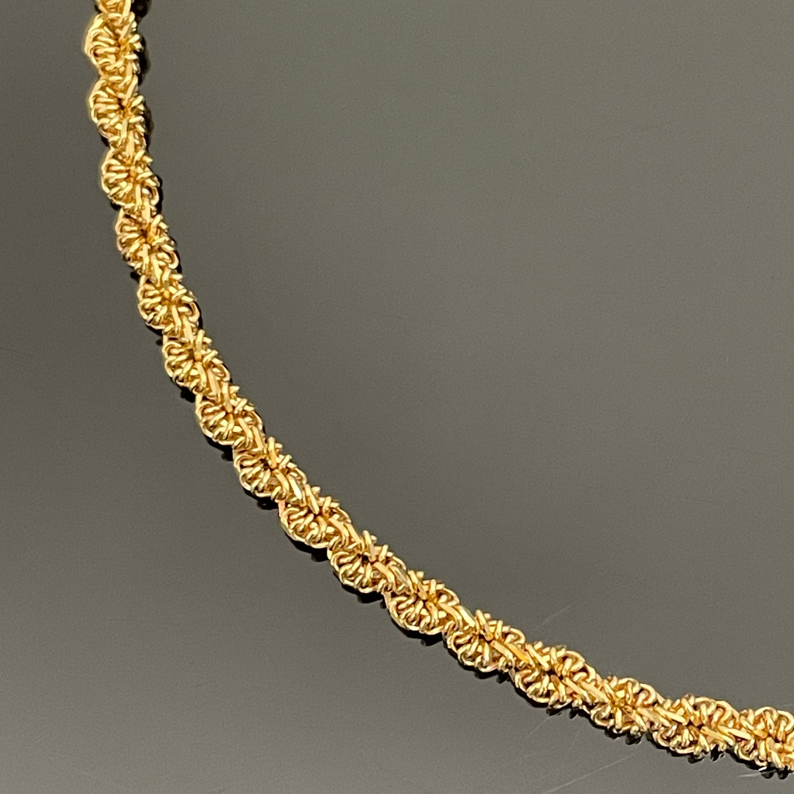 ノンブランド _ロープネックレス _K18/59.６g/80cm _中古品