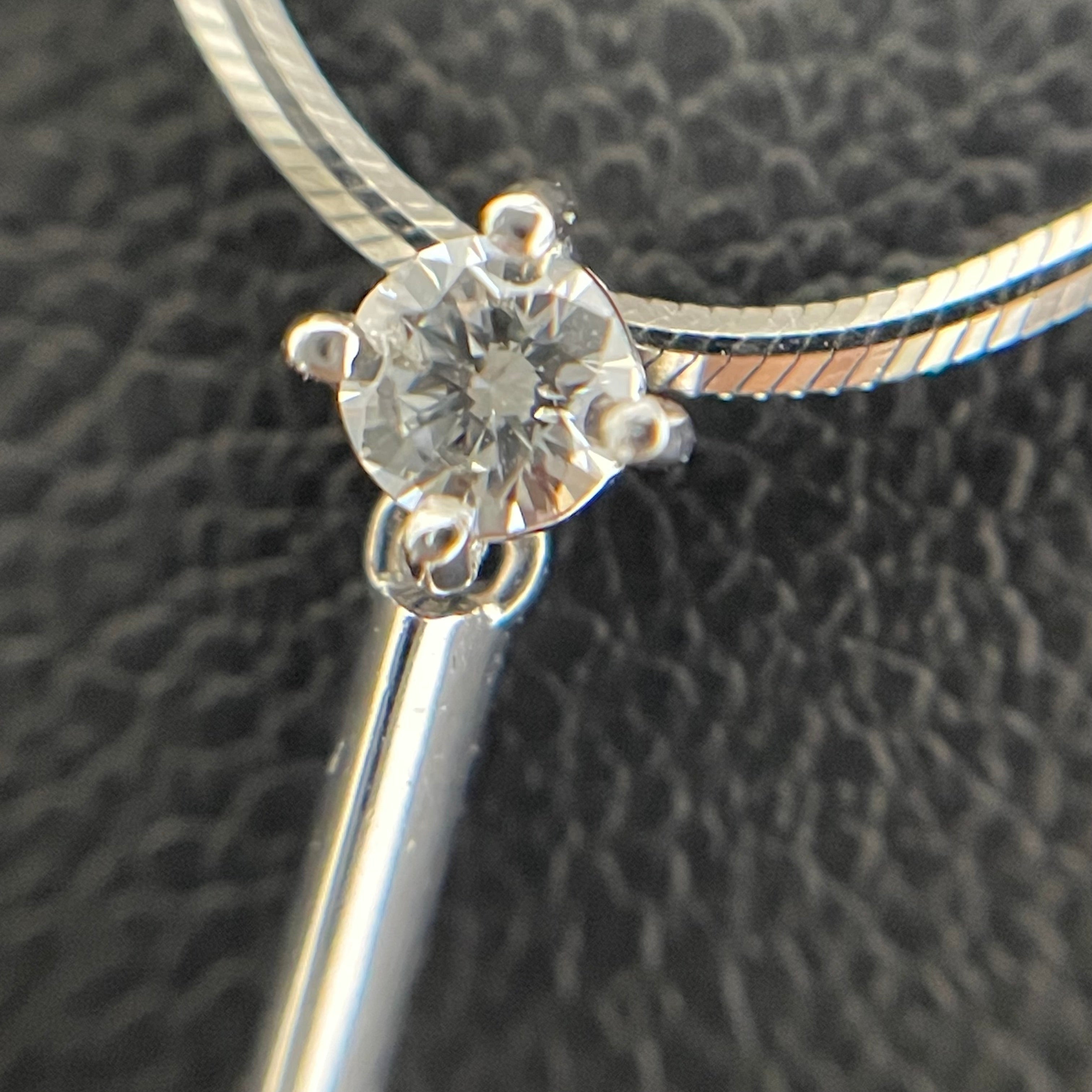 ノンブランド _K18WG_ダイヤモンドネックレス _FD0.60ct/7.6g/45cm _中古品