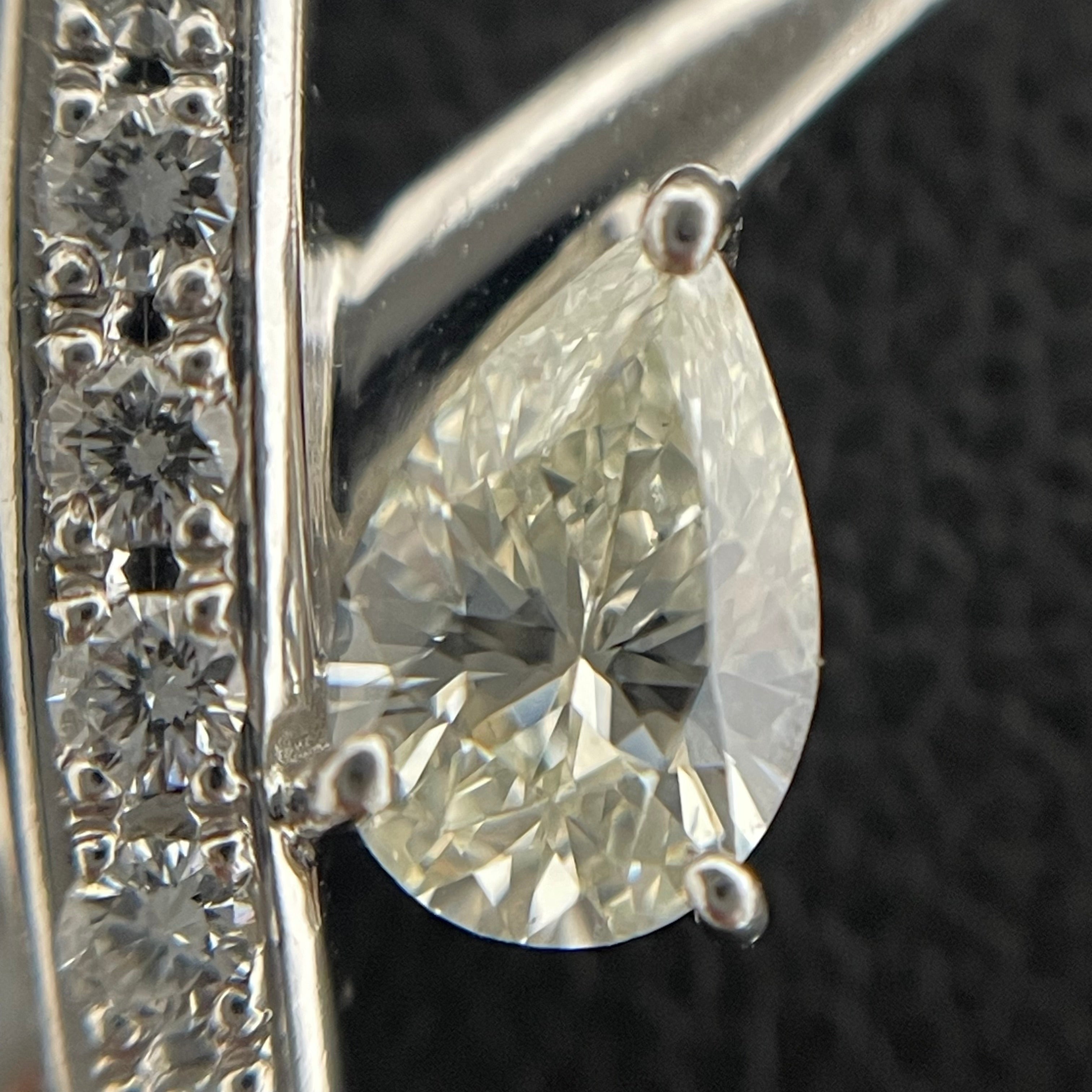 翁淳_（オキナジュン）_ダイヤモンドD0.53/FD0.16ct_ペンダントネックレス_Pt900/Pt850/11.9g／50cm _中古品