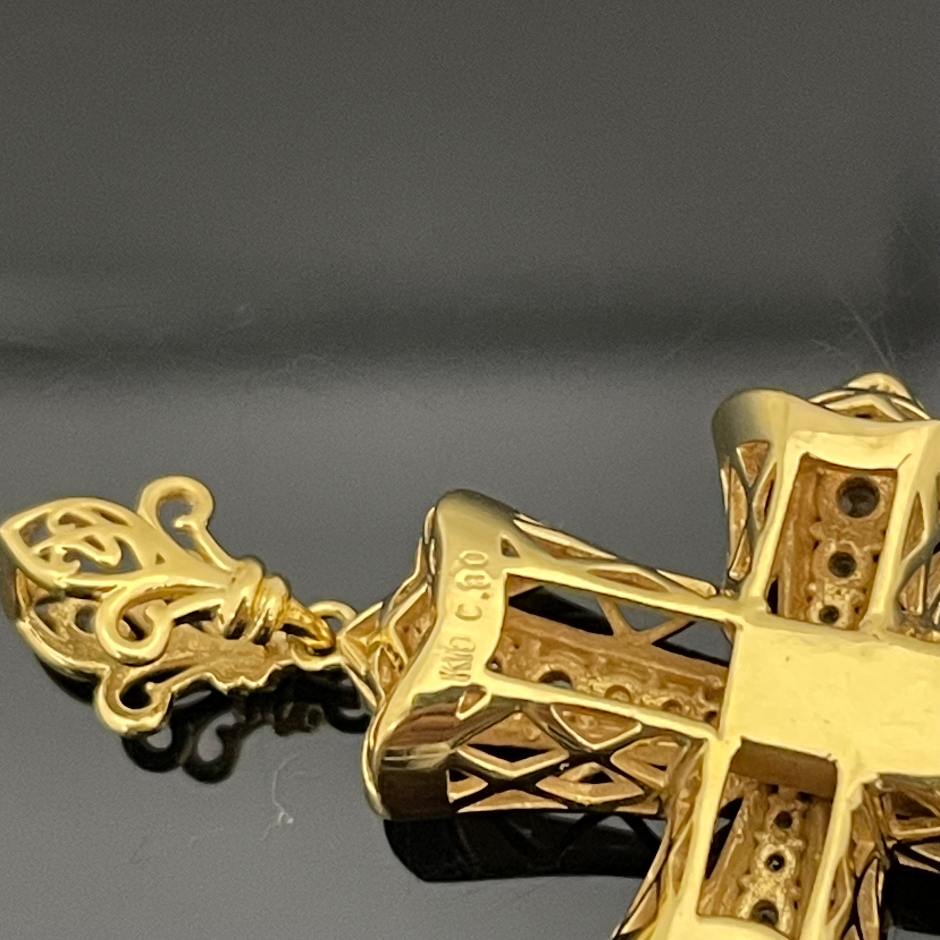 ゆきざき YOBIKO_（ヨビコ）_ペンダントトップ_K18YG／FD0.80ct／9.4g_中古品
