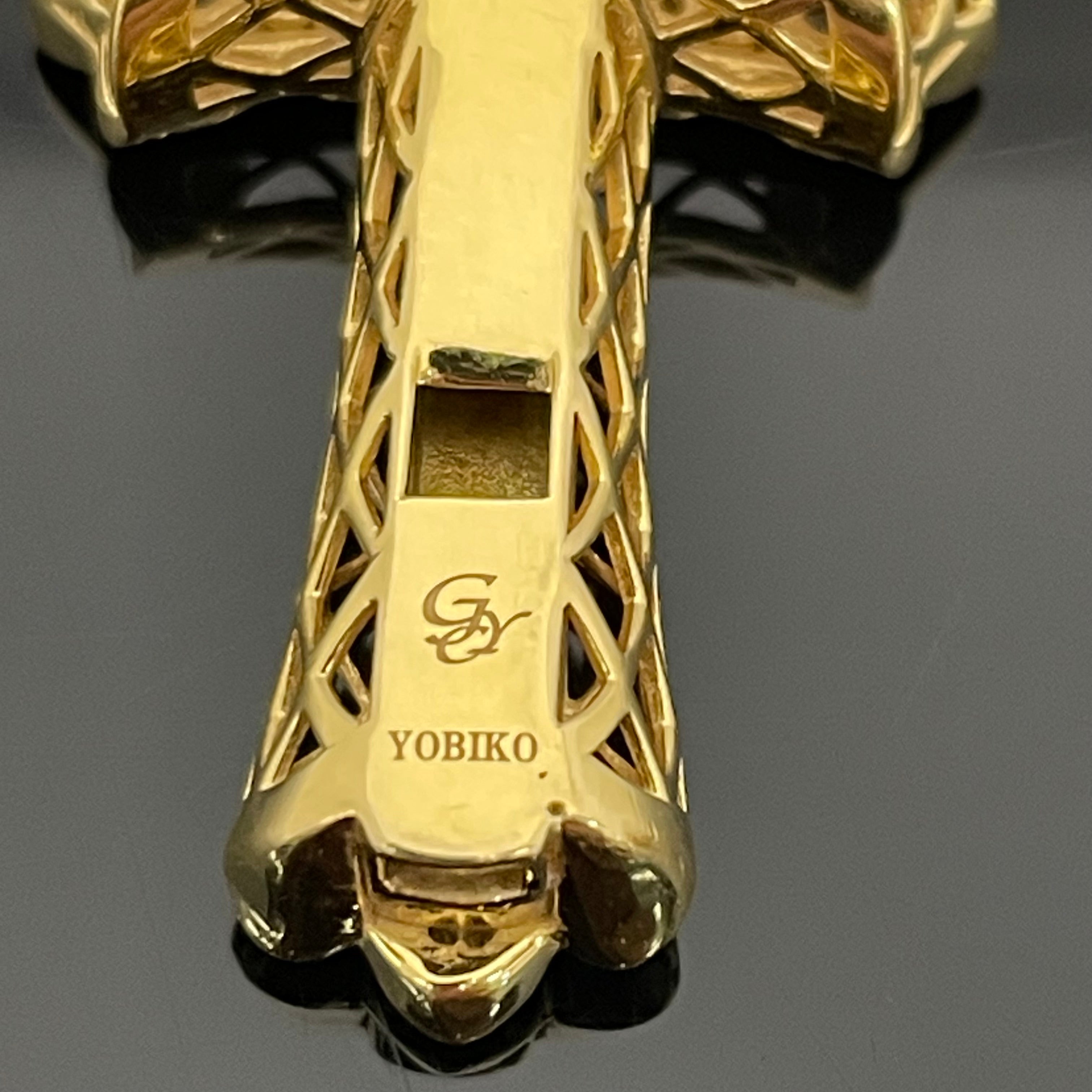 ゆきざき YOBIKO_（ヨビコ）_ペンダントトップ_K18YG／FD0.80ct／9.4g_中古品