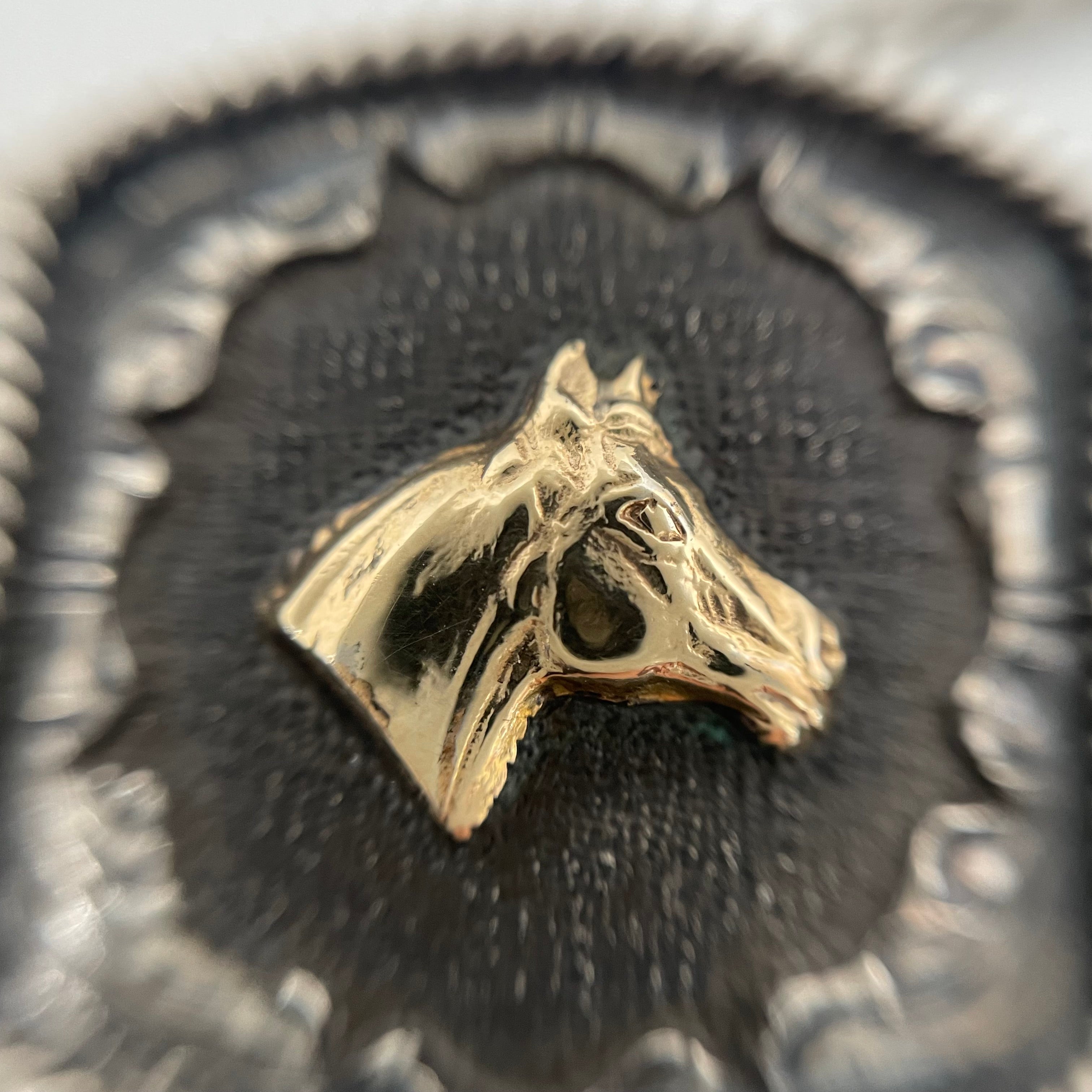 VOGT_（ボグト）_スターリングシルバー/14K _ウエスタンバングル _69g／17.5cm _中古品