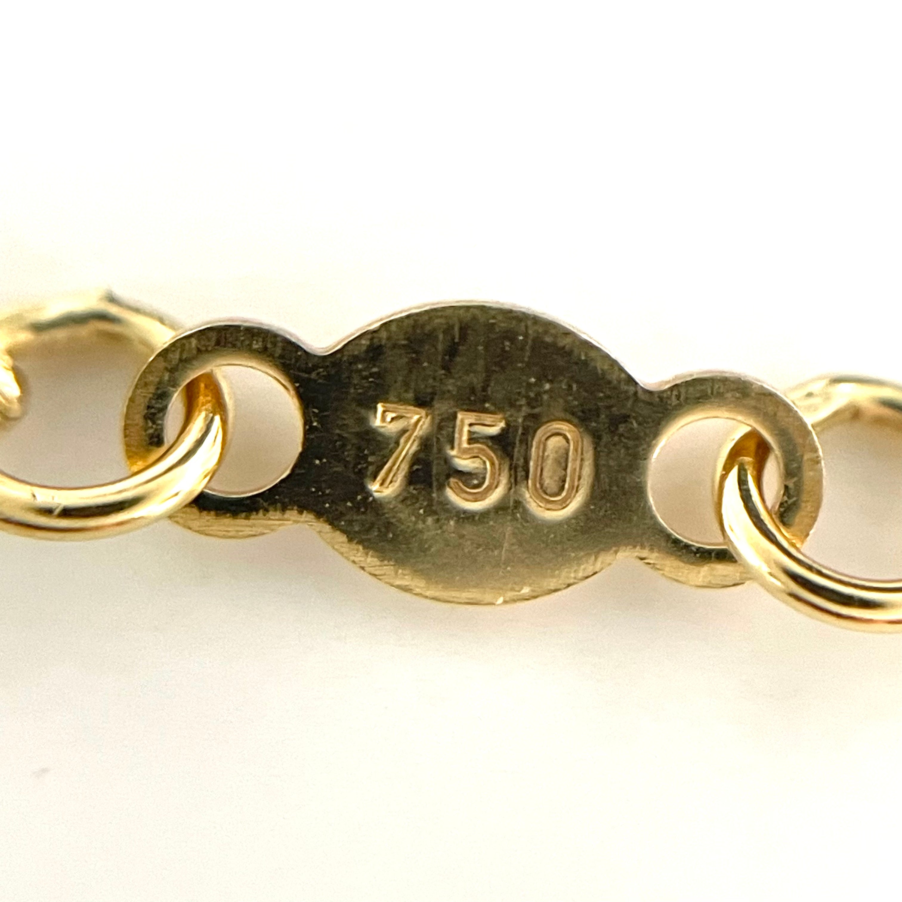 GEORG JENSEN_（ジョージジェンセン）_3カラー（K18）_FUSIONペンダントネックレス_12.5g/40cm_中古品