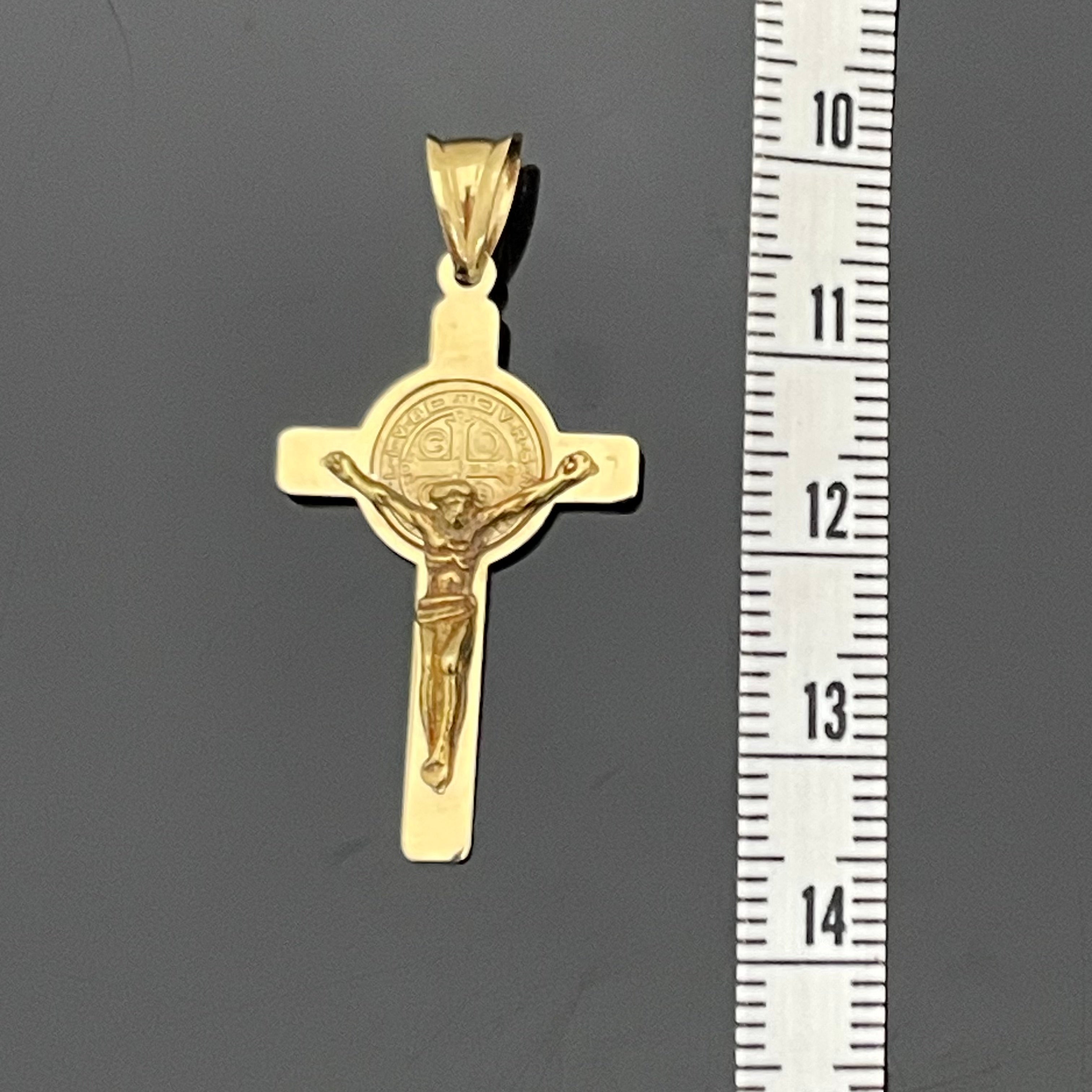 ノンブランド _K18／2.9g _クロスペンダントトップ_ 中古品