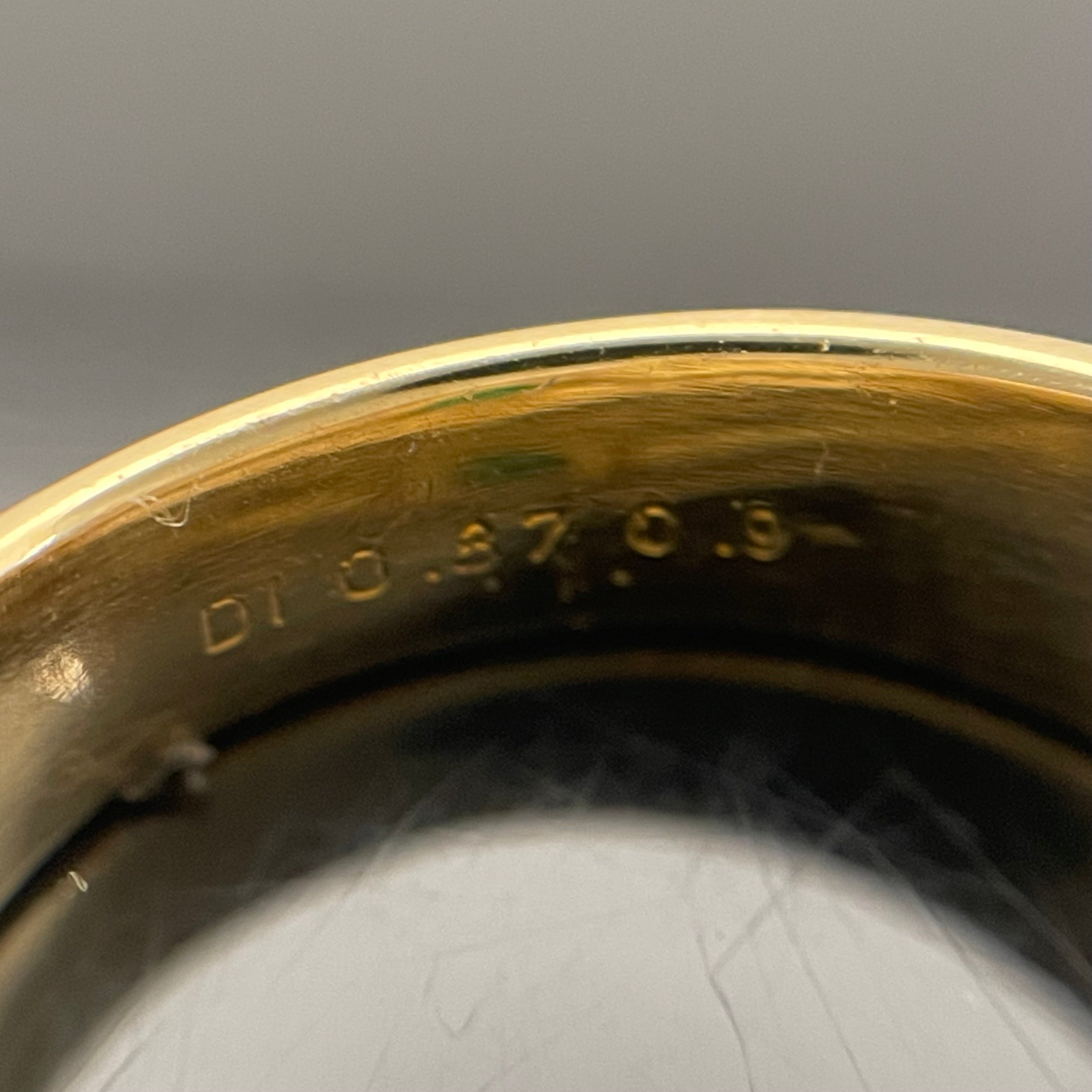 ノンブランド _K18エメラルドリング_E0.87/FD0.90ct/6.1g/＃13号_中古品