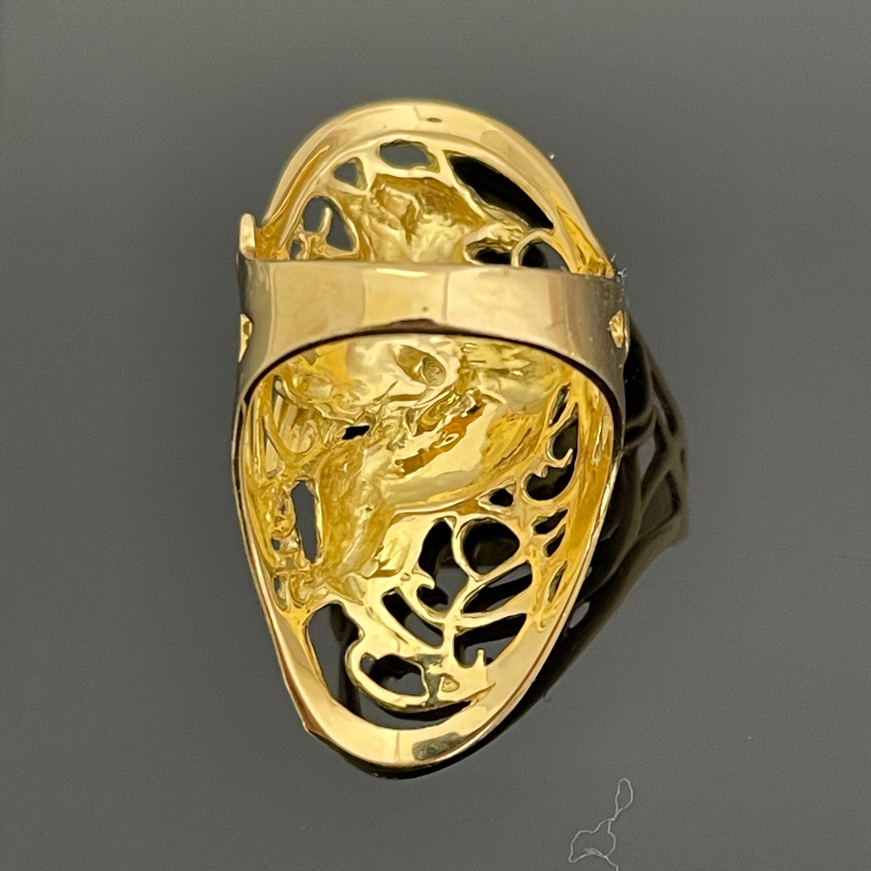 ノンブランド _ペガサスモチーフリング_K18/10.3g/＃12.5号 _中古品