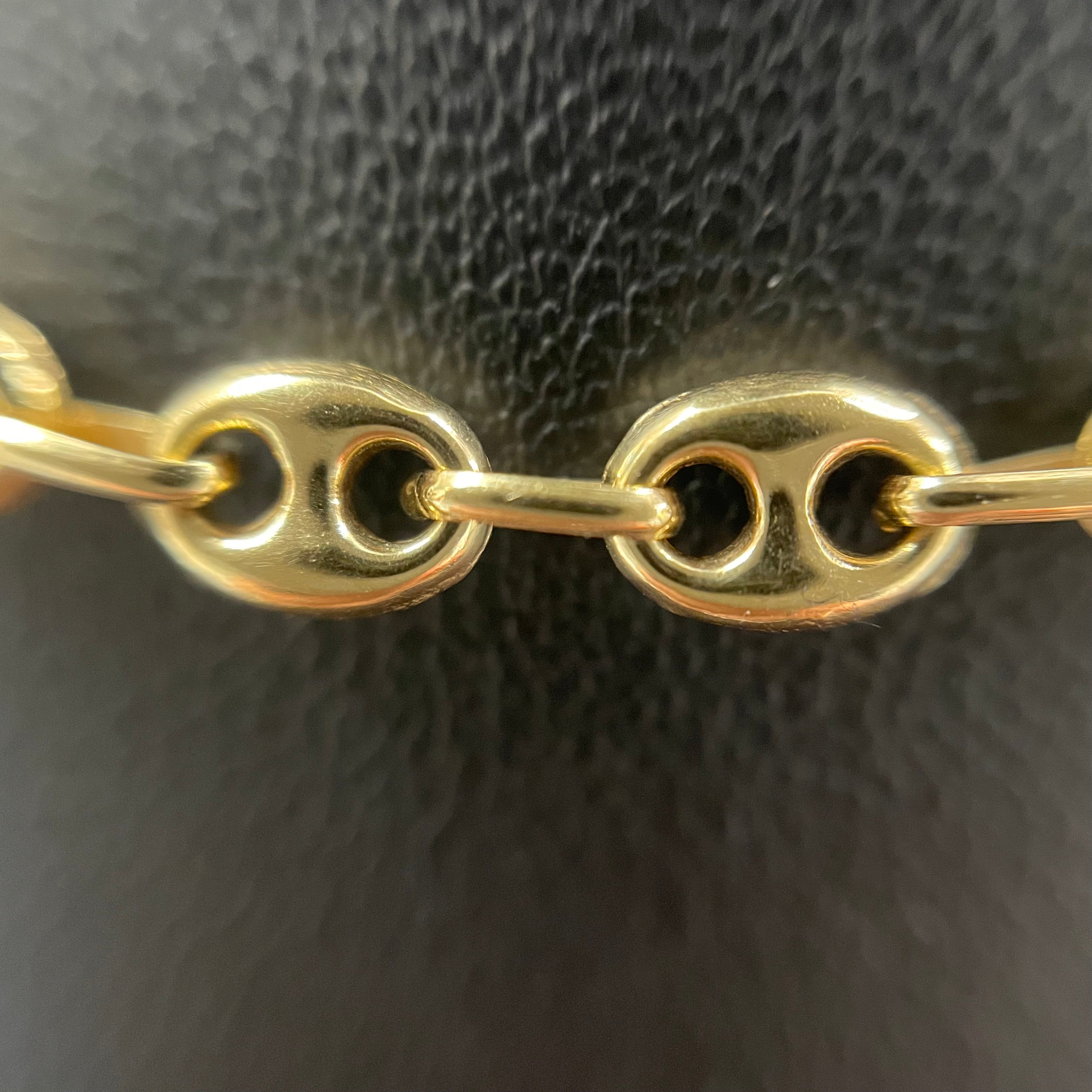 ノンブランド _ペダルチェーンネックレス_K18/12.3g/40cm _中古品