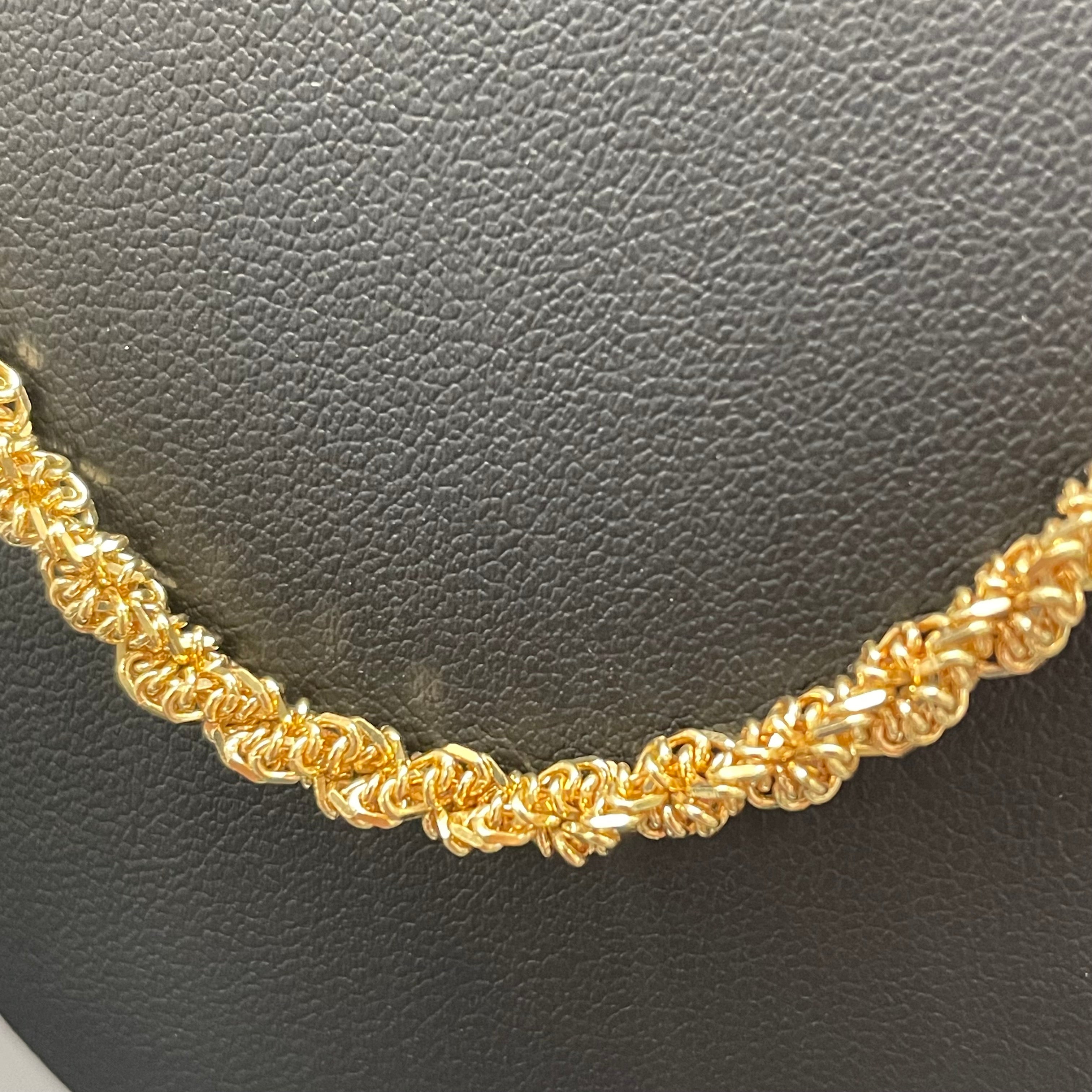 ノンブランド _ロープネックレス _K18/59.６g/80cm _中古品