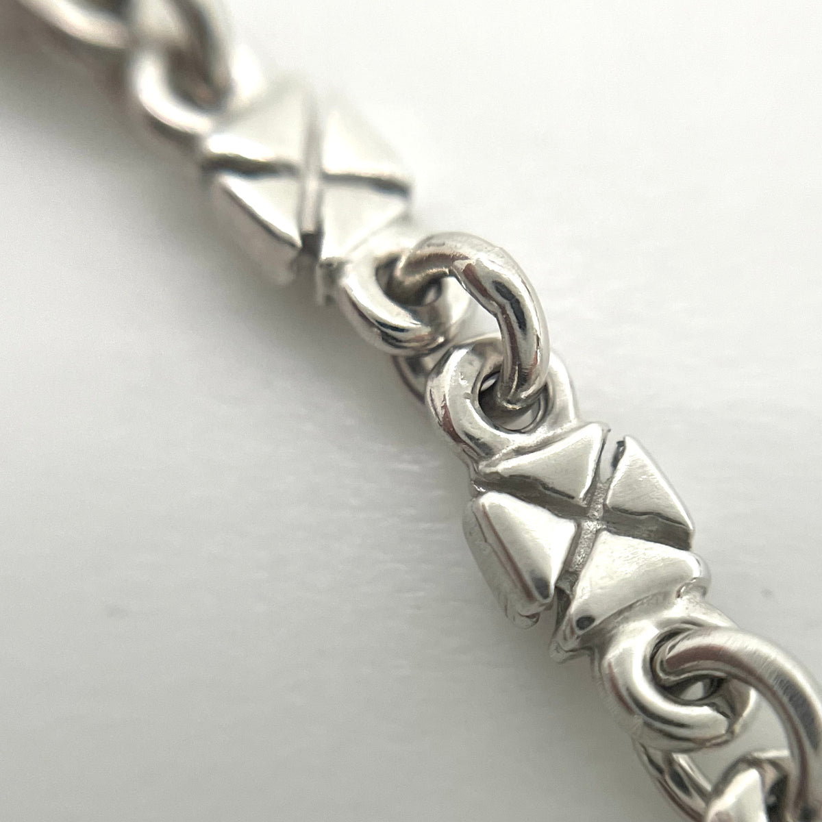 Loree Rodin_（ローリーロドキン）_クロスリンクチェーン_ネックレス 18K/18.1g/40cm_ 中古品