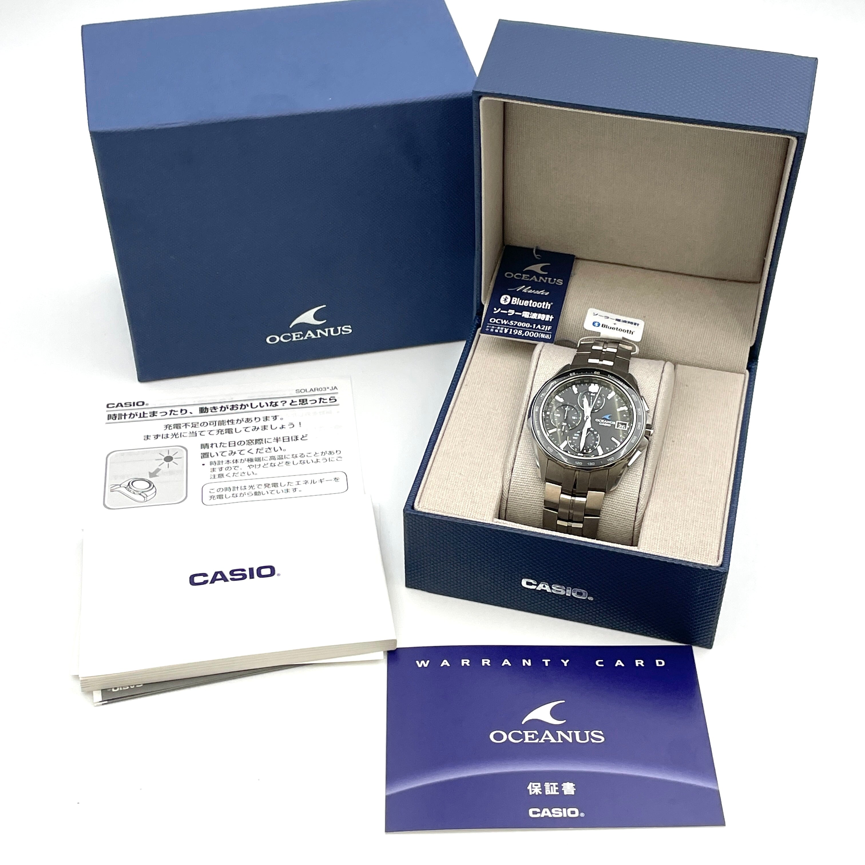 CASIO（カシオ）_OCEANUS _Manta S7000 Series _OCW-S7000-1A2JF_ 中古品