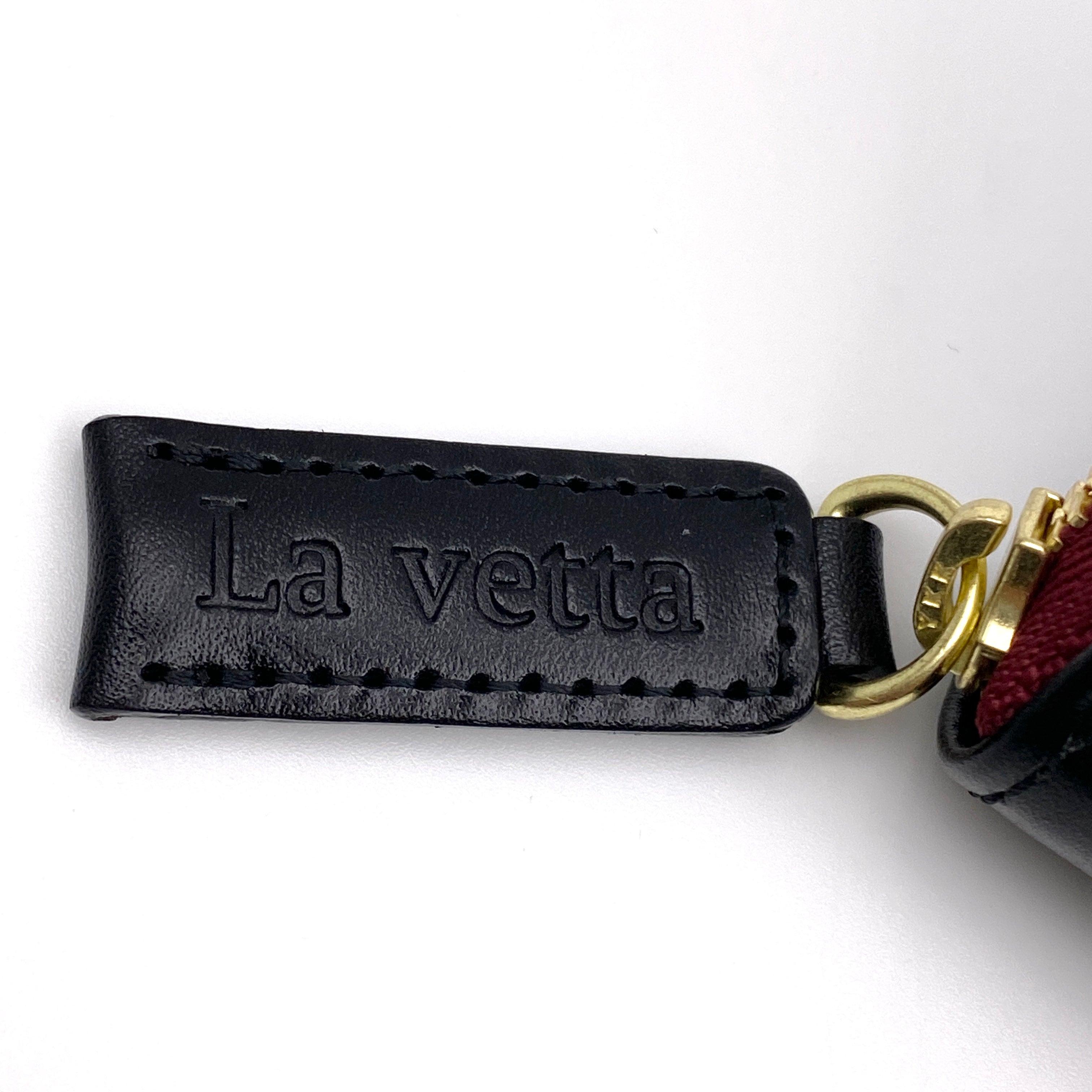 豊岡鞄（豊岡財布）_La vetta ルガト_ラウンドファスナー長財布_未使用品