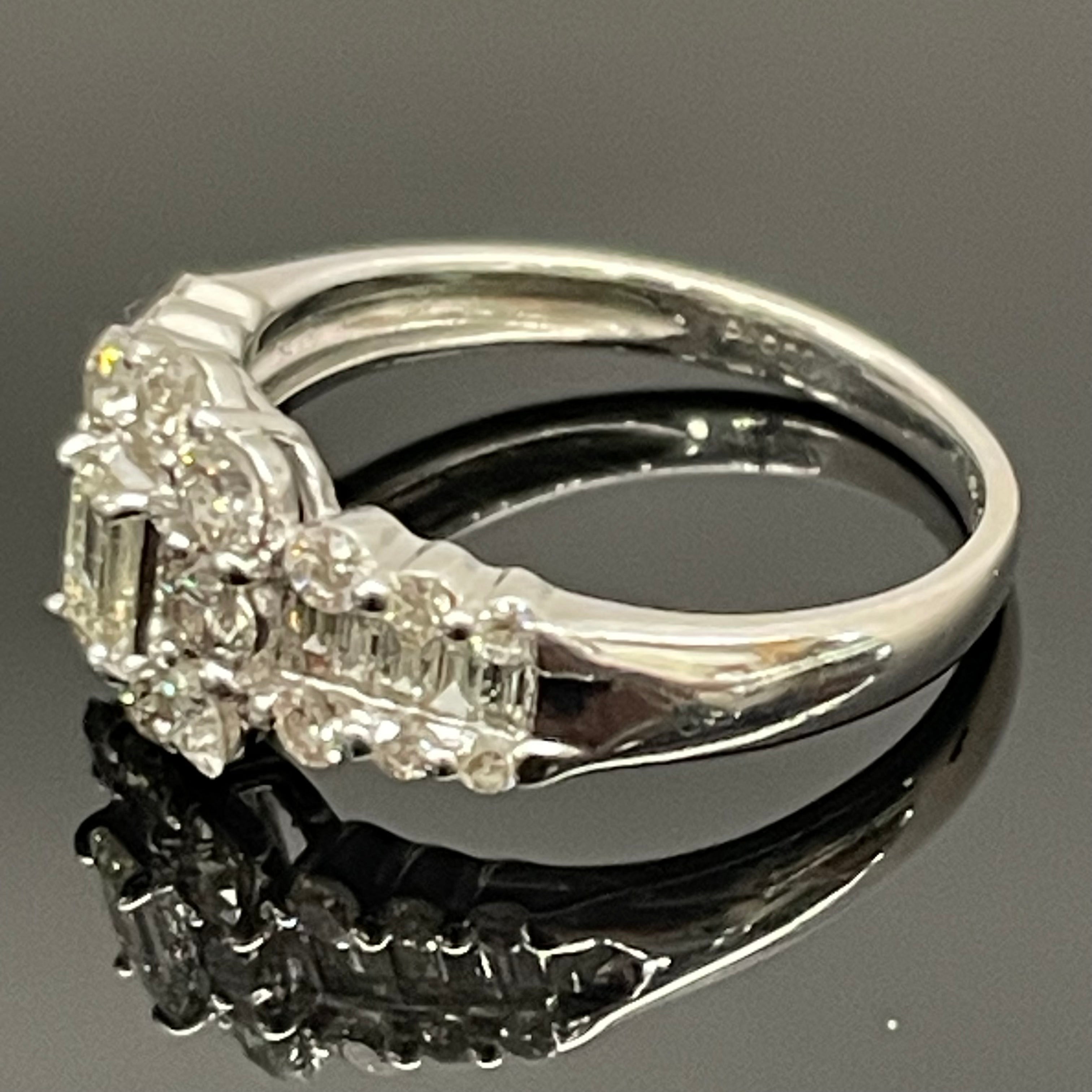 ノンブランド _Pt900ダイヤモンドリング_FD1.06ct/4.3g/＃11号号 _中古品