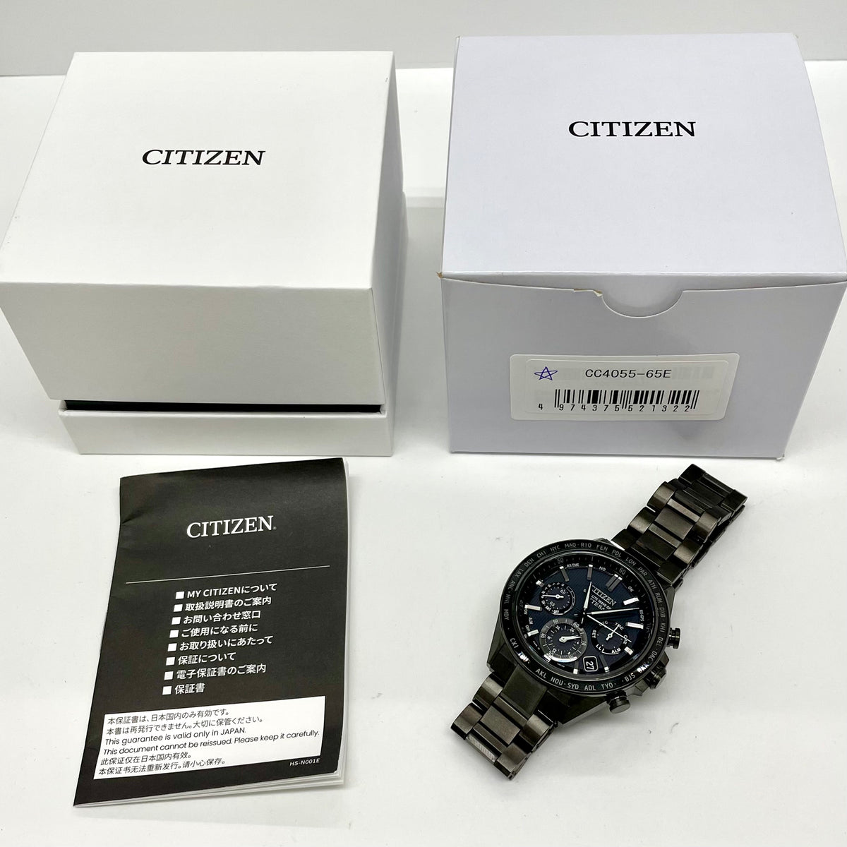 CITIZEN（シチズン）_ATTESA _ACT Line/ブラックチタン_CC4055-65E_ 中古品