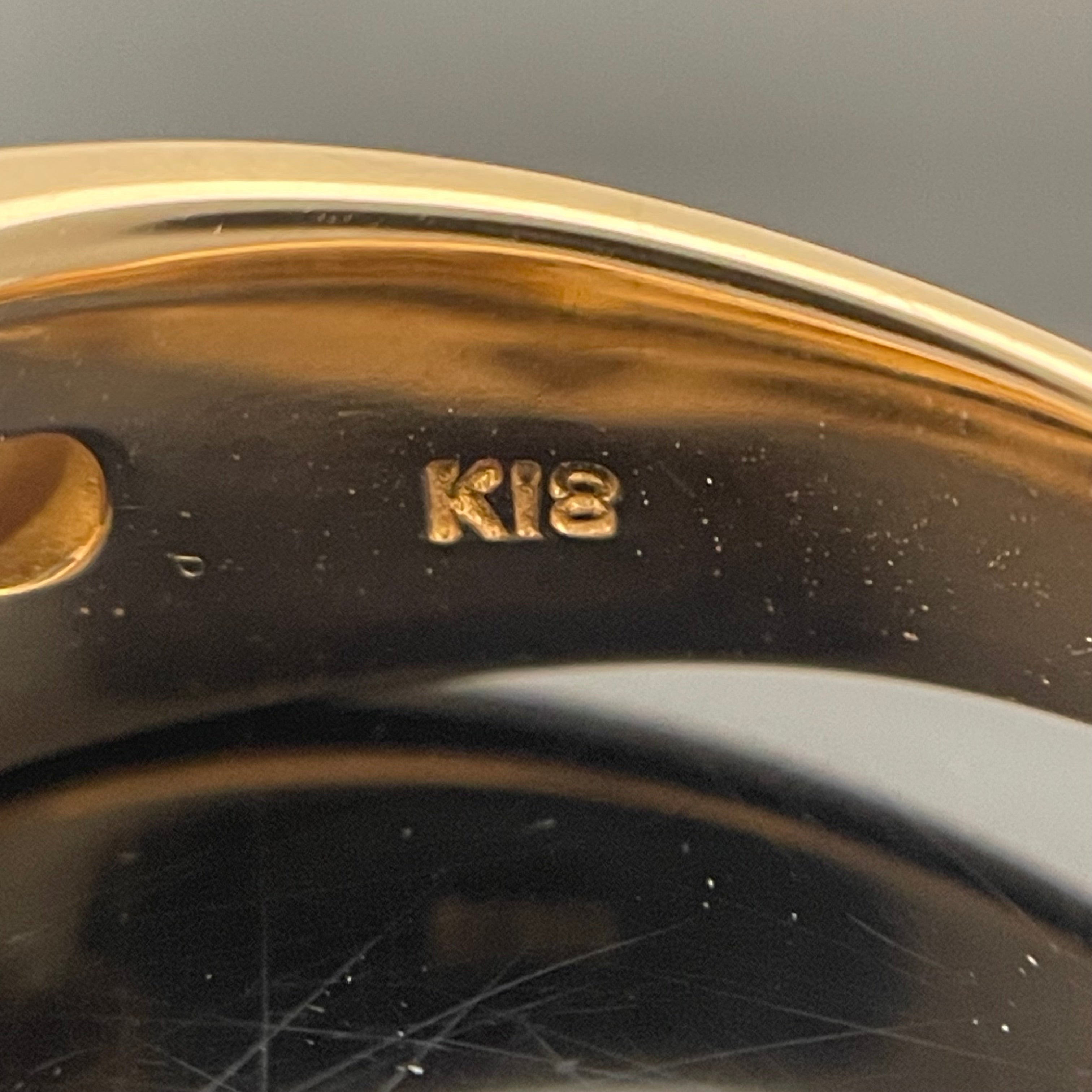 ノンブランド _K18RGダイヤモンドリング_FD0.5ct/5.1g/＃13号 _中古品