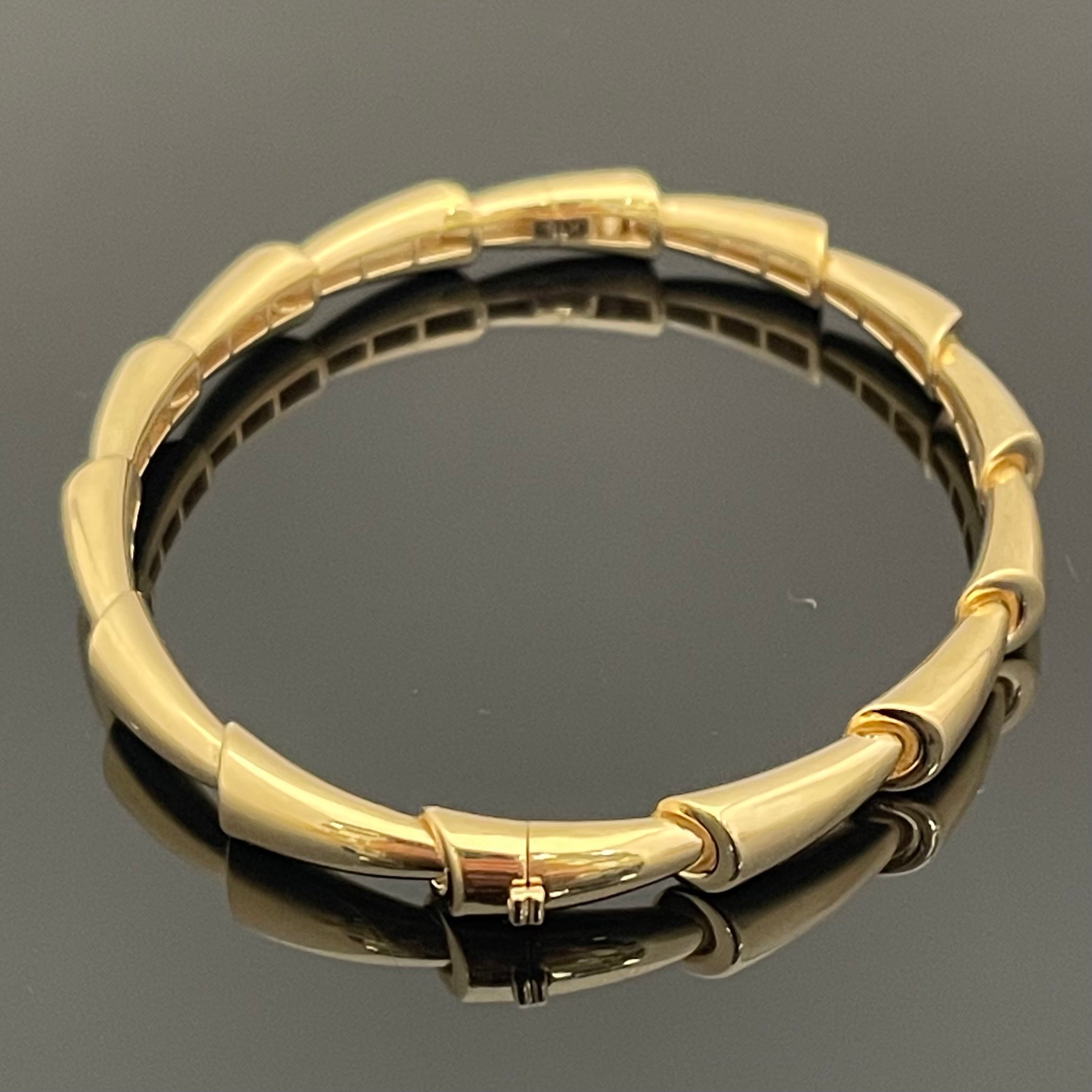 ノンブランド _K18バングル _17cm／9.7g _中古品