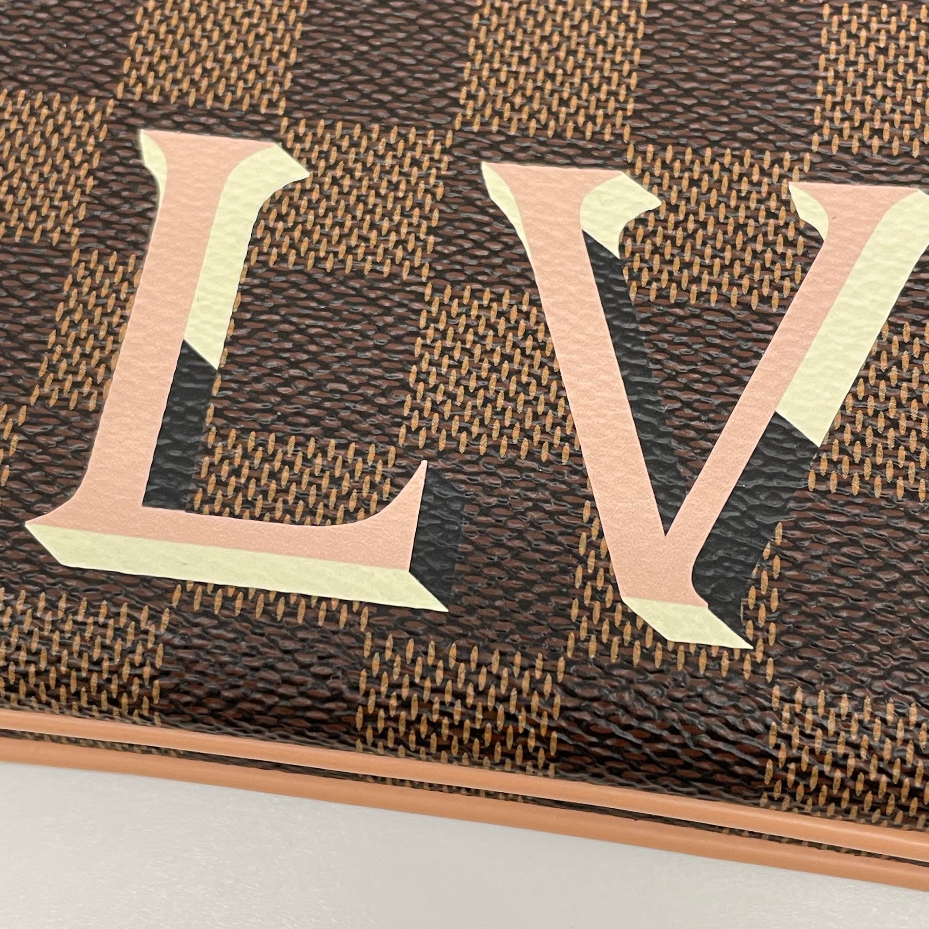 LOUIS VUITTON _（ルイヴィトン）_ダミエ エベヌ_ポシェット ドゥーブルジップ_N60254 _中古品