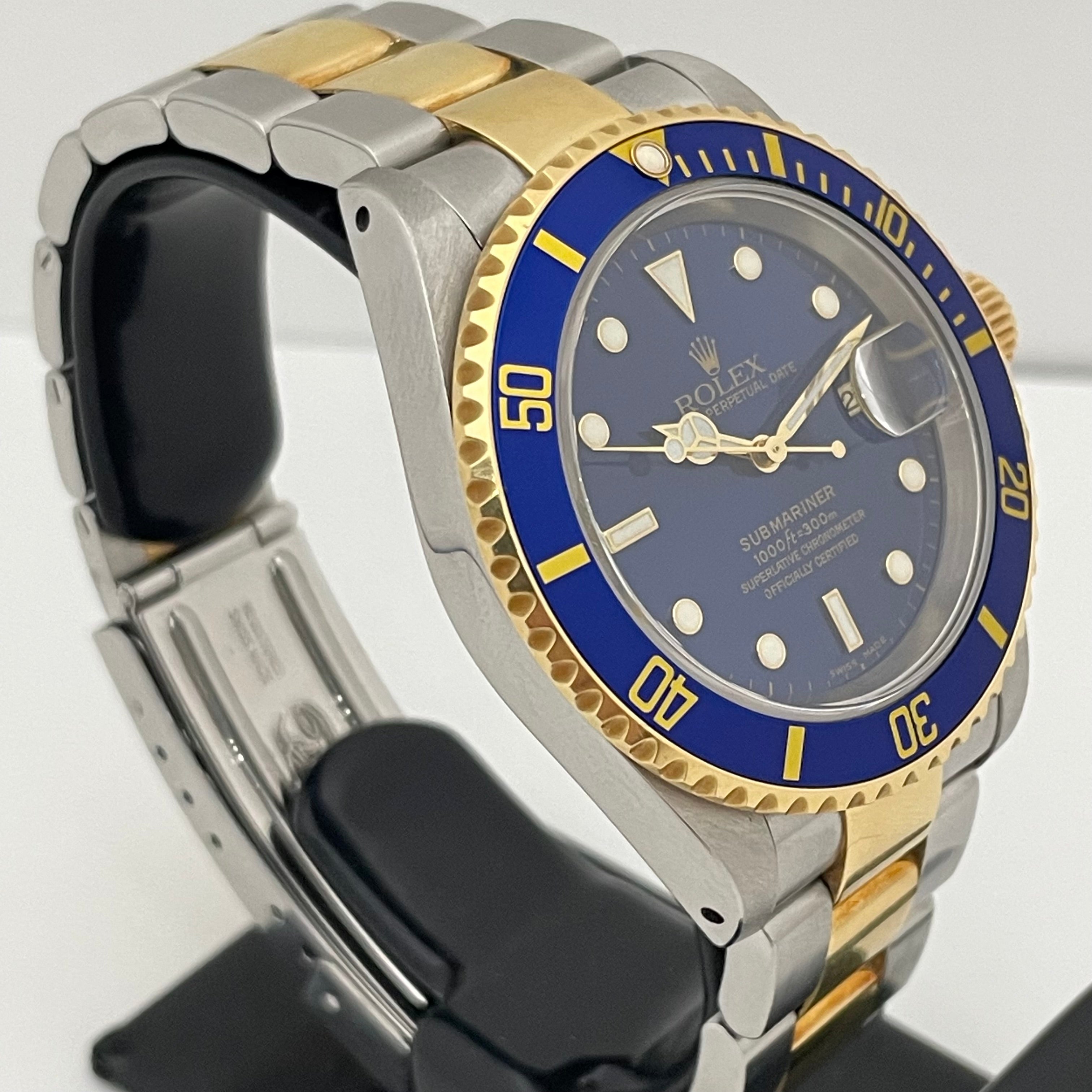 ROLEX_（ロレックス）_サブマリーナ 16613_ ブルーK18/SS _中古品