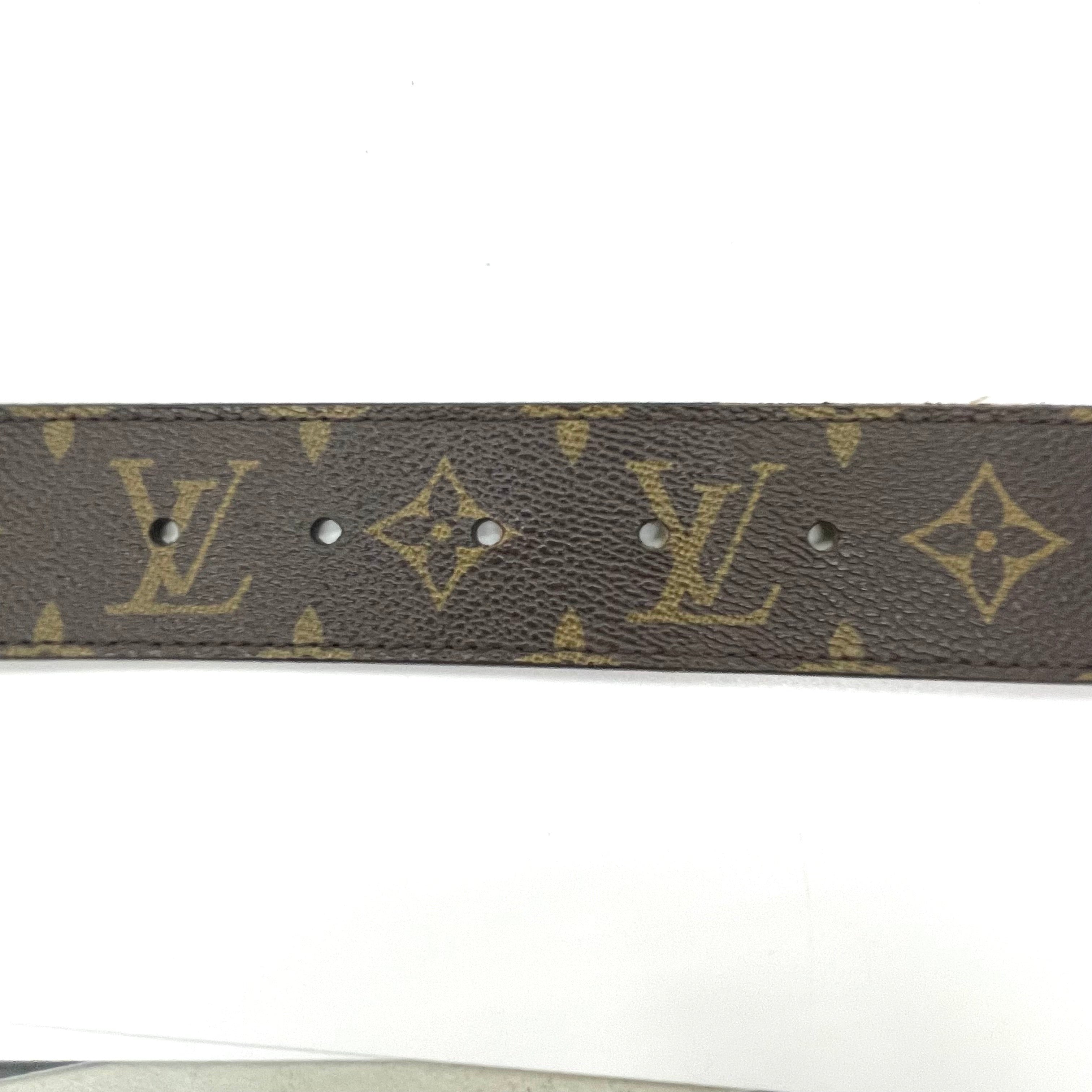 LOUIS VUITTON_モノグラム サンチュール_LVイニシャルベルト_M9608／95／38in_中古品