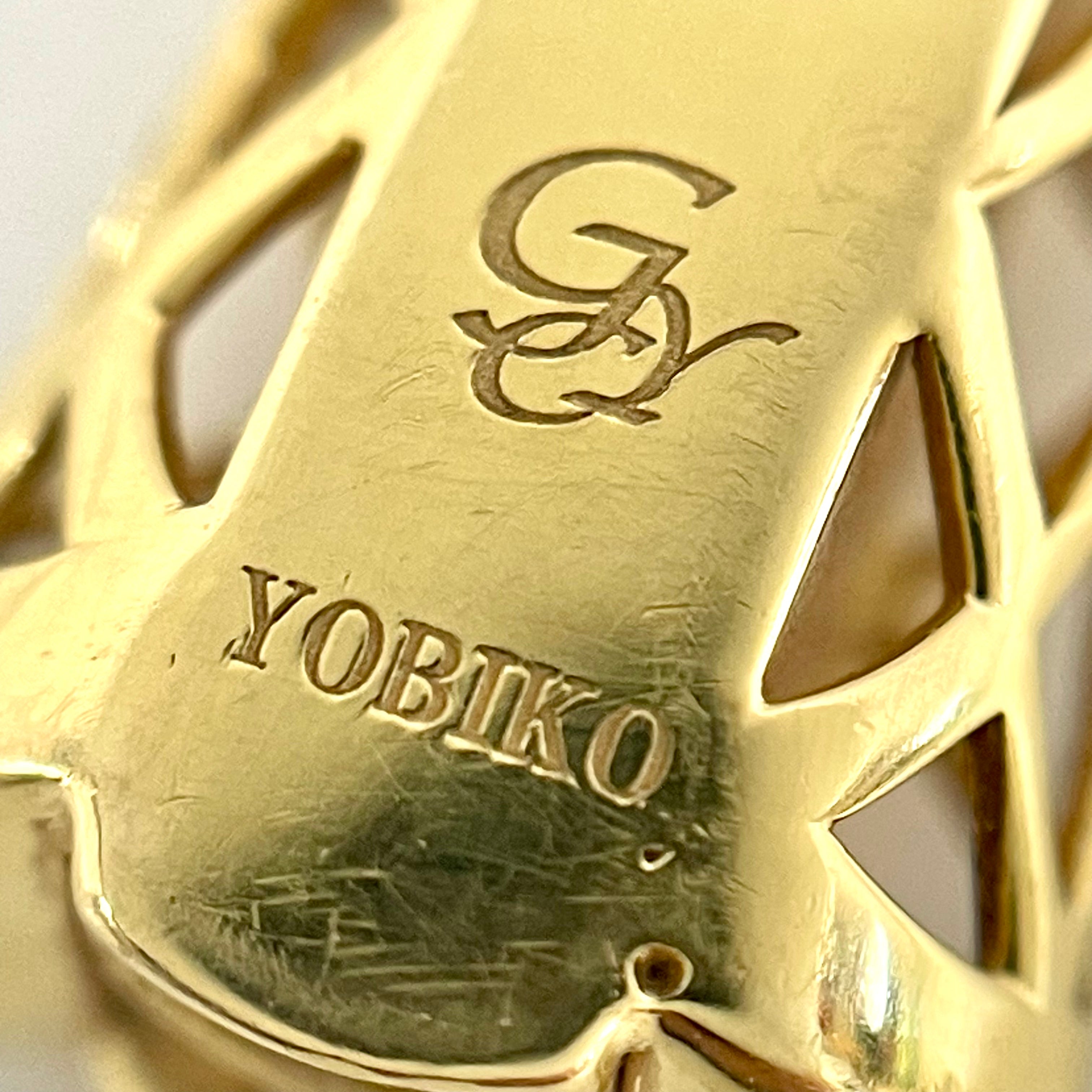 ゆきざき YOBIKO_（ヨビコ）_ペンダントトップ_K18YG／FD0.80ct／9.4g_中古品