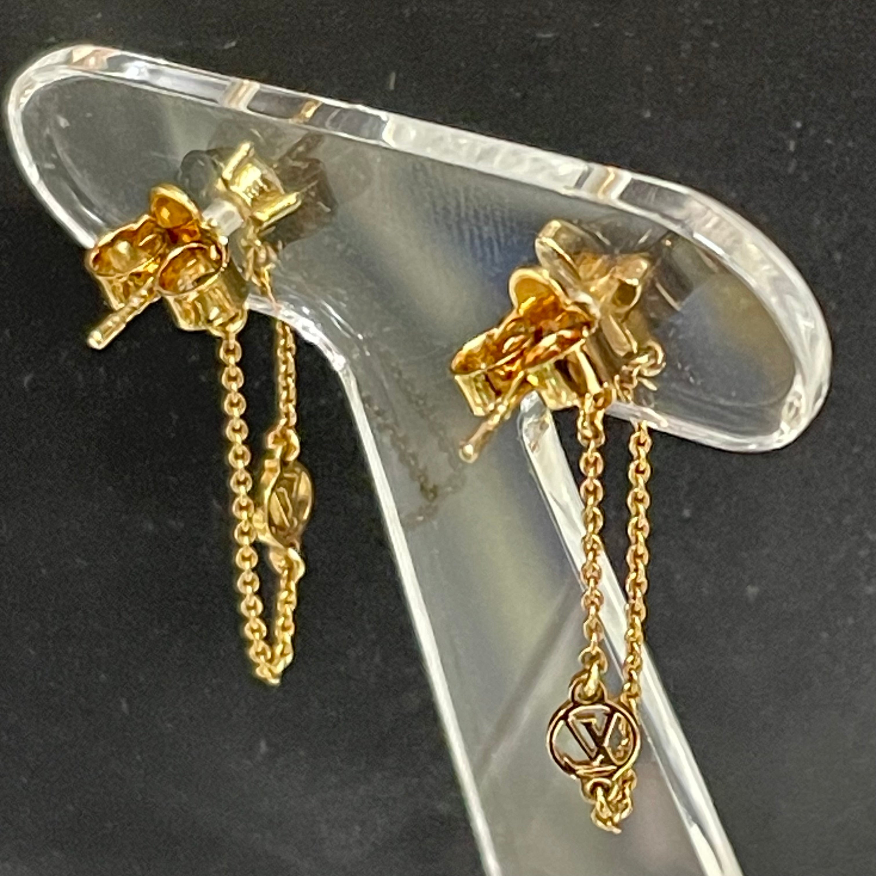 LOUIS VUITTON _（ルイ ヴィトン）_ブックル ドレイユ・_プティ ルイ ピアス M00390_ 中古品