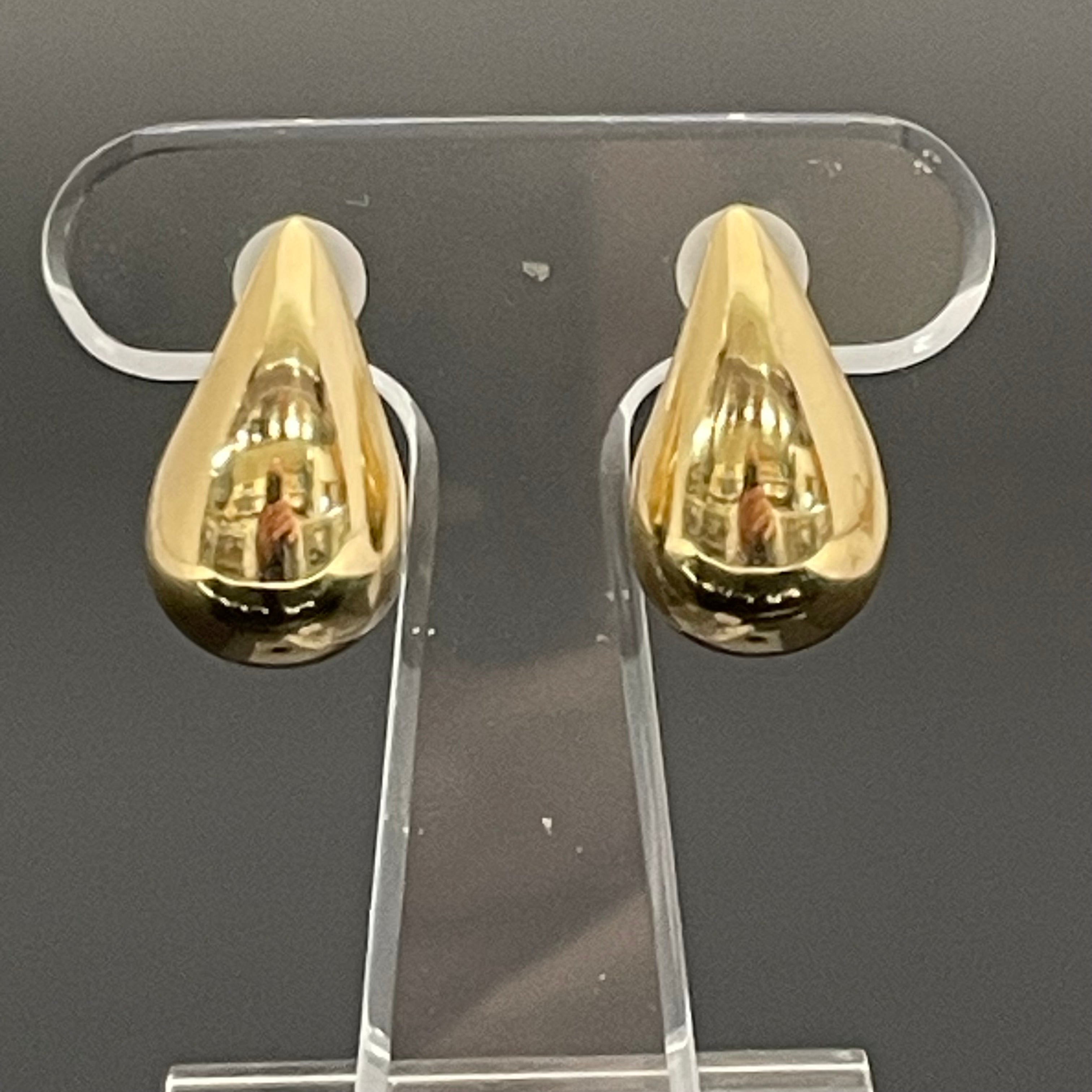 ノンブランド _ティアドロップピアス _750（K18）／4.5g _中古品