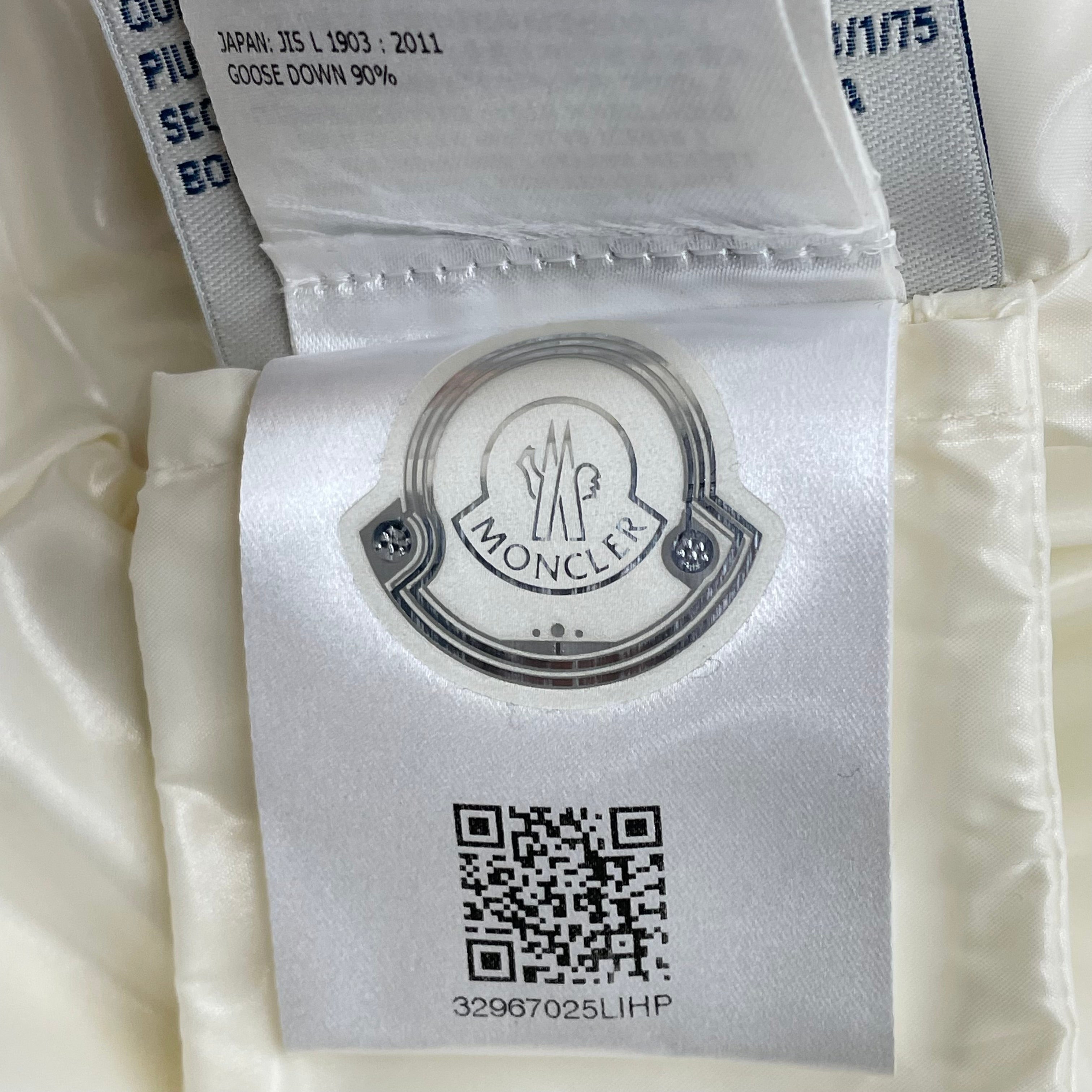 MONCLER_（モンクレール）_レディス用ダウンベスト_GHANY GILET _ホワイト サイズ＃1 _中古品