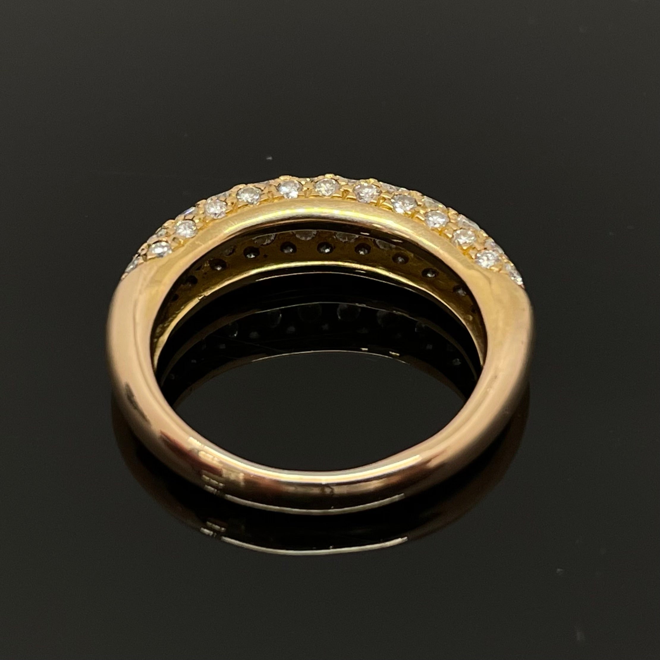 ノンブランド _K18ダイヤモンドリング_FD1.00ct/4.6g/＃10号_中古品