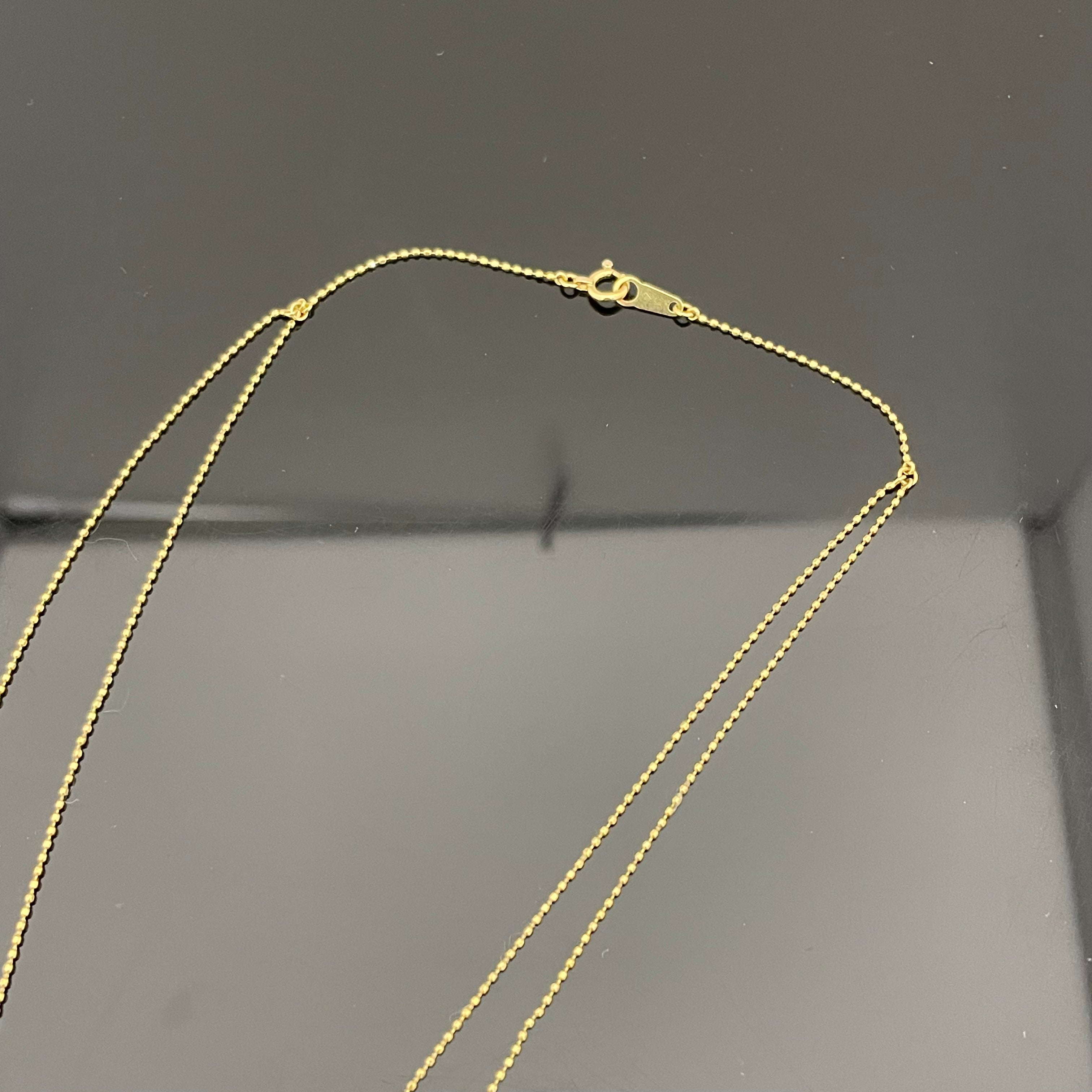 ノンブランド _K18ダイヤモンド _クロス2連ネックレス_FD0.3/0.2ct/3.8g _中古品