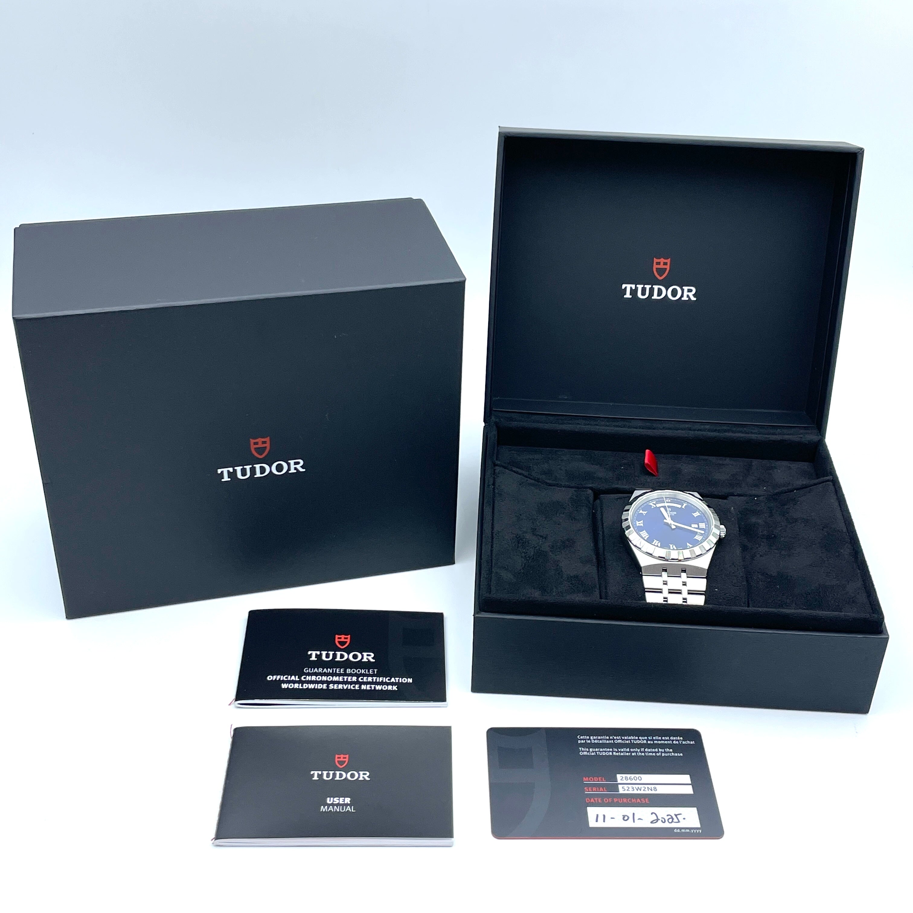 TUDOR_（チューダー）_ROYALブルーダイアル _M28600−0005_中古品