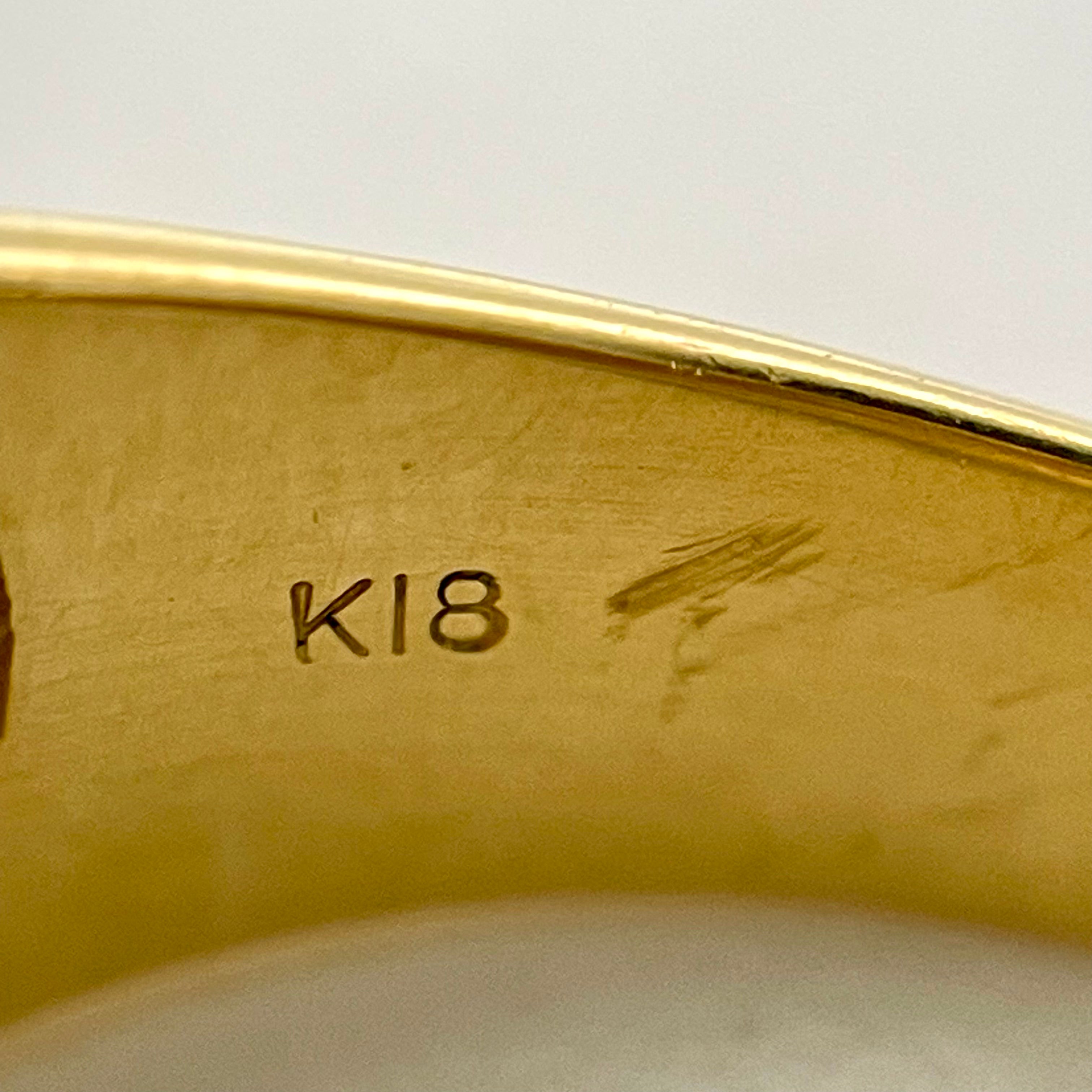 ノンブランド _純金1/25ozホースコイン_ K18枠リング11.7g/＃20号_ 中古品
