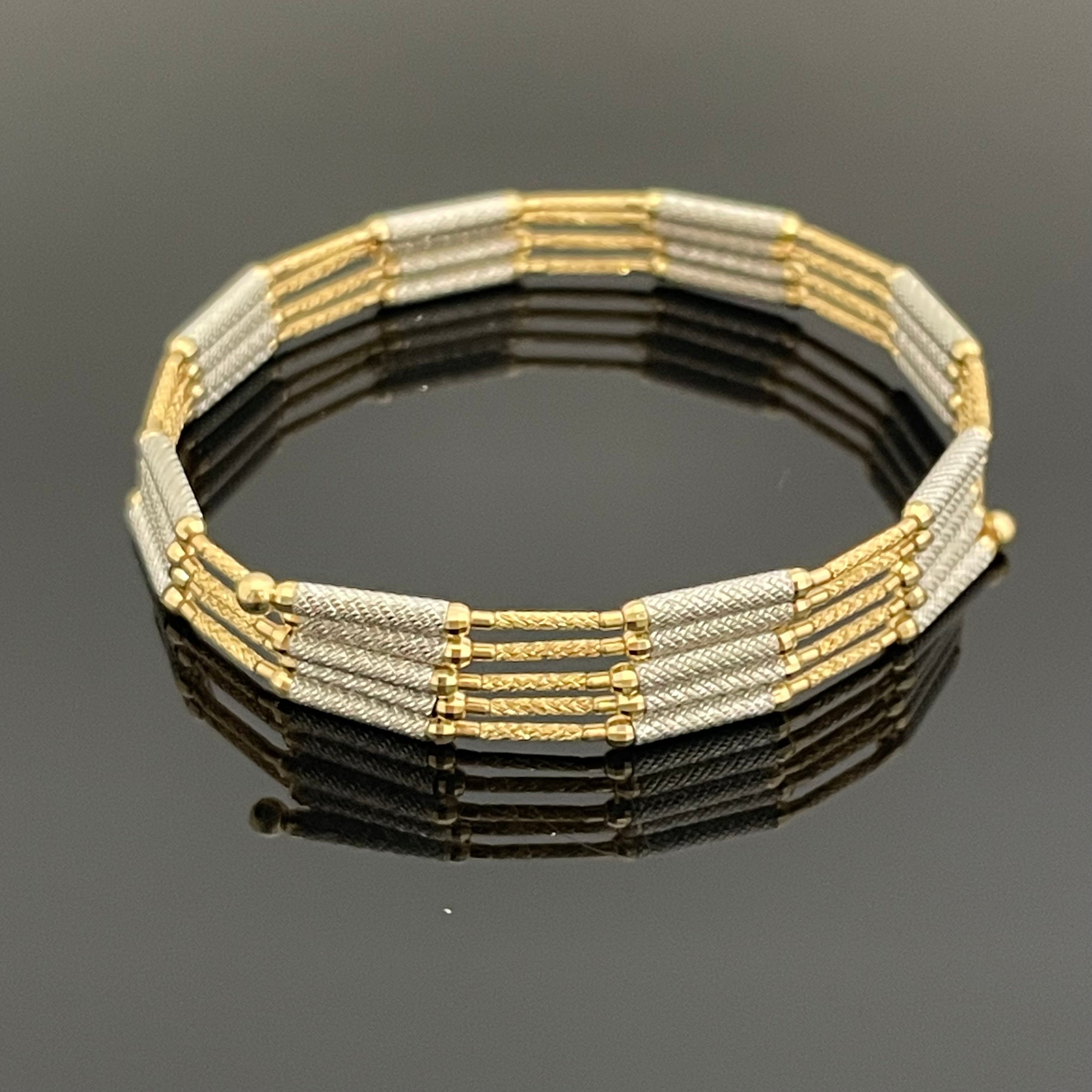 ノンブランド _K18マグネット式 _バングル/ネックレス_70cm／_中古品