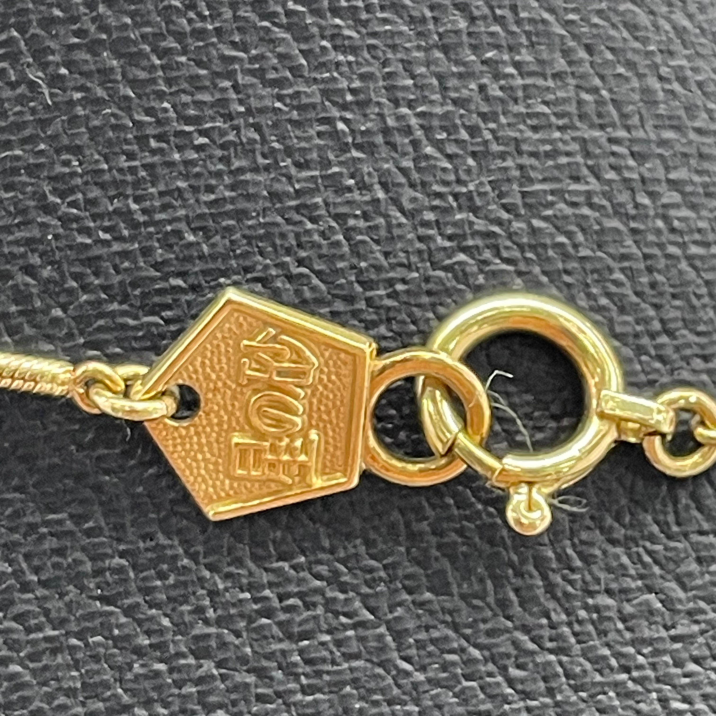星の砂 _K18ペンダントネックレス_ FD0.26ct/7.8g/42cm_ 中古品